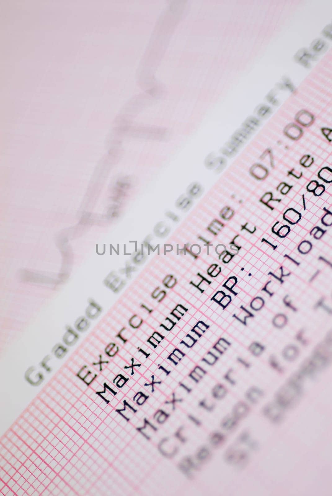 Close_up of a medical record