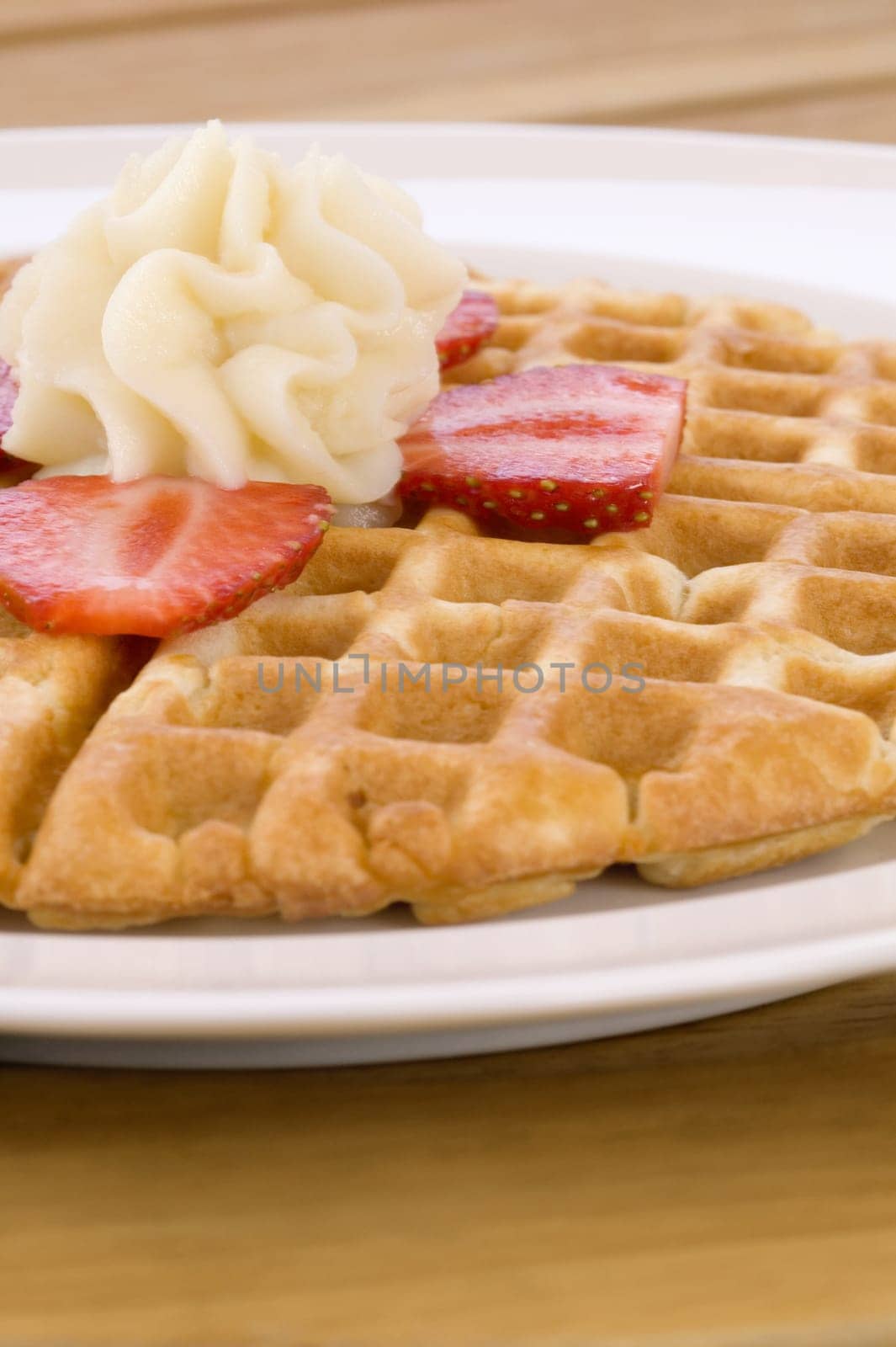 Close-up of cookies in a plate