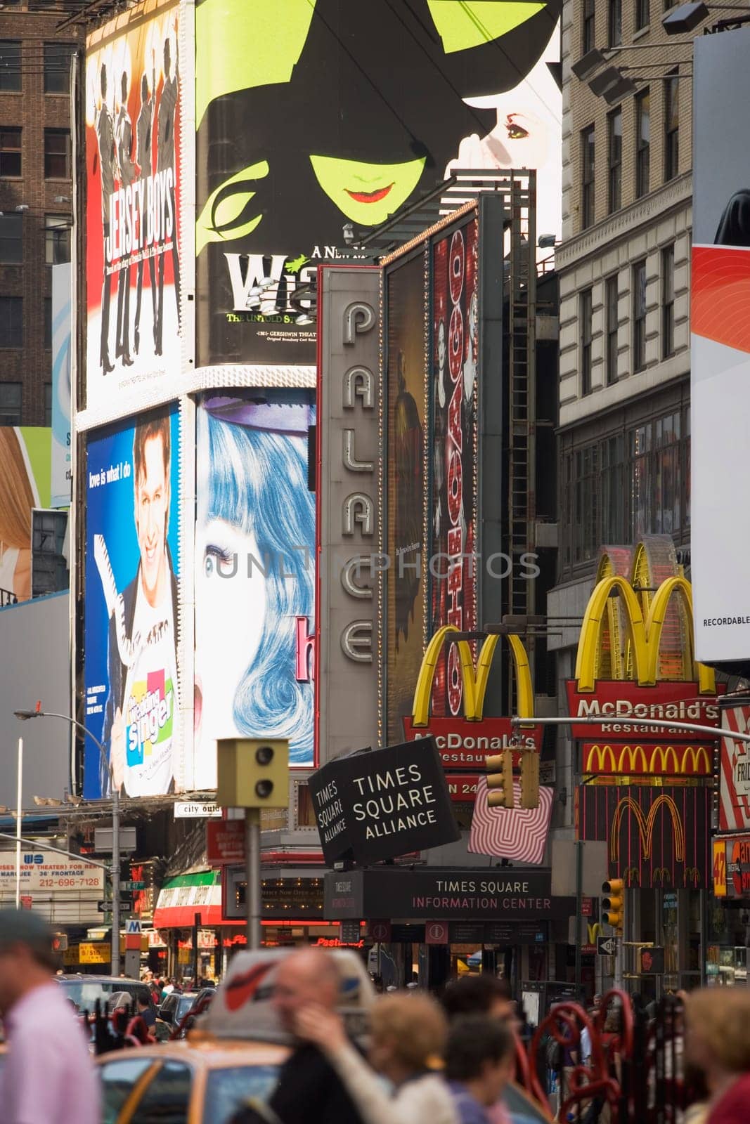 Low angle view of buildings, New York City, New York State, USA