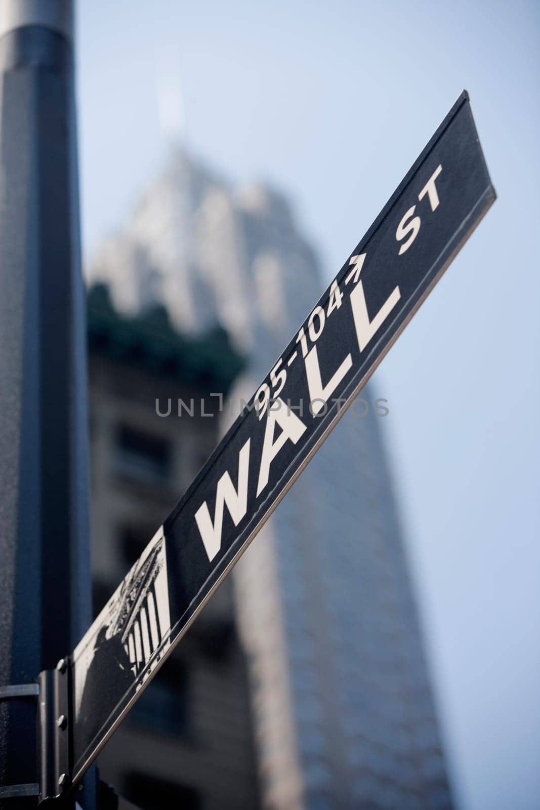 Low angle view of a sign board, Manhattan, New York City, New York State, USA
