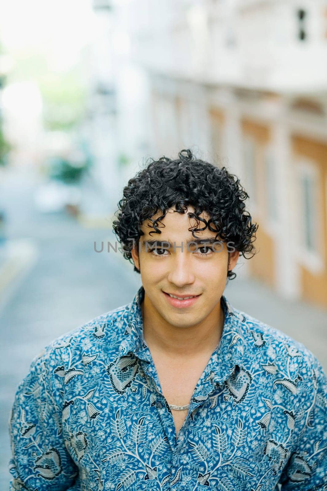 Portrait of a young man smiling