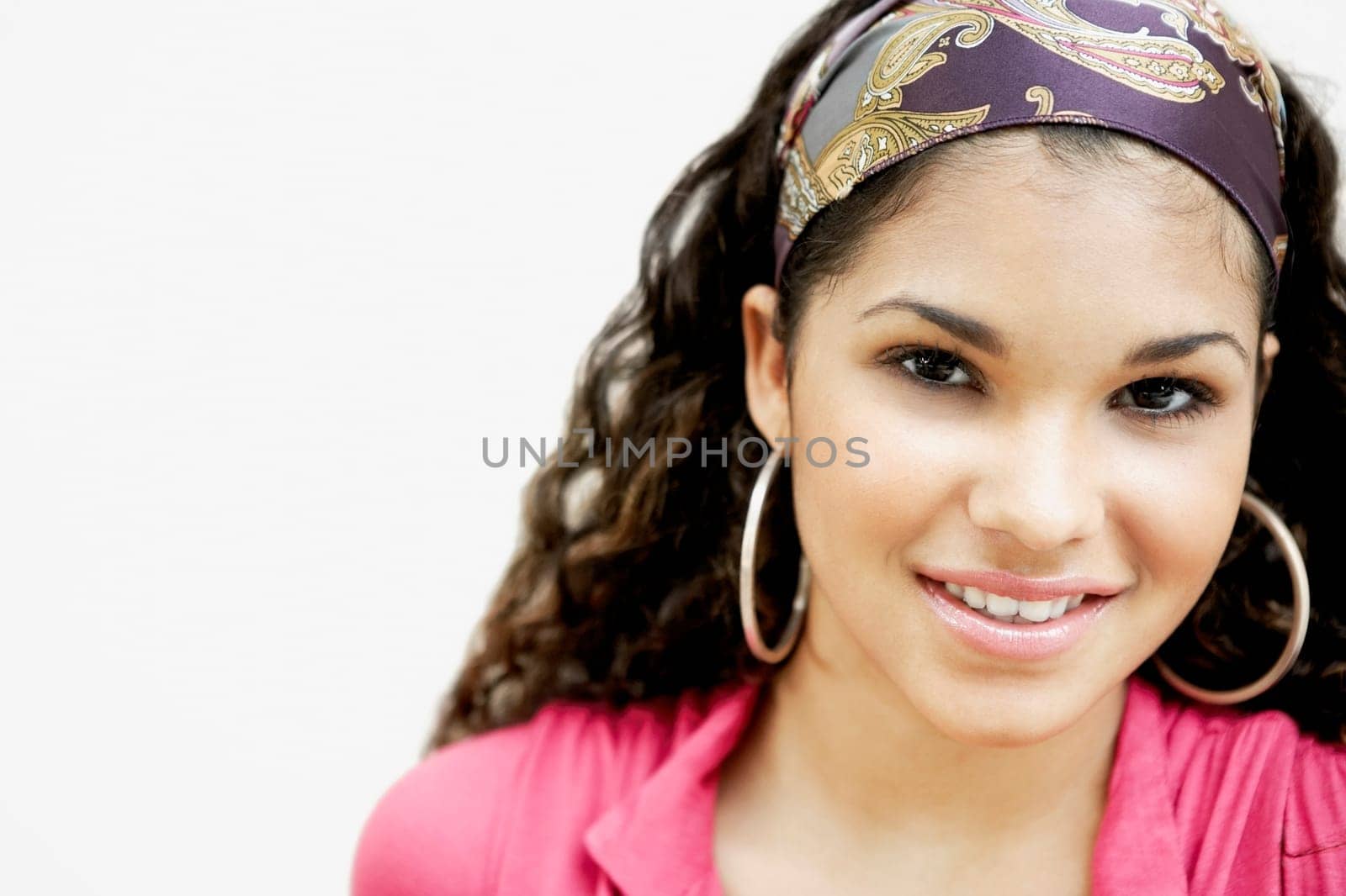 Portrait of a young woman smiling