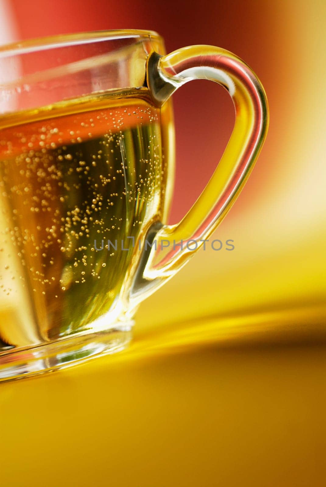 Close-up of a cup of herbal tea