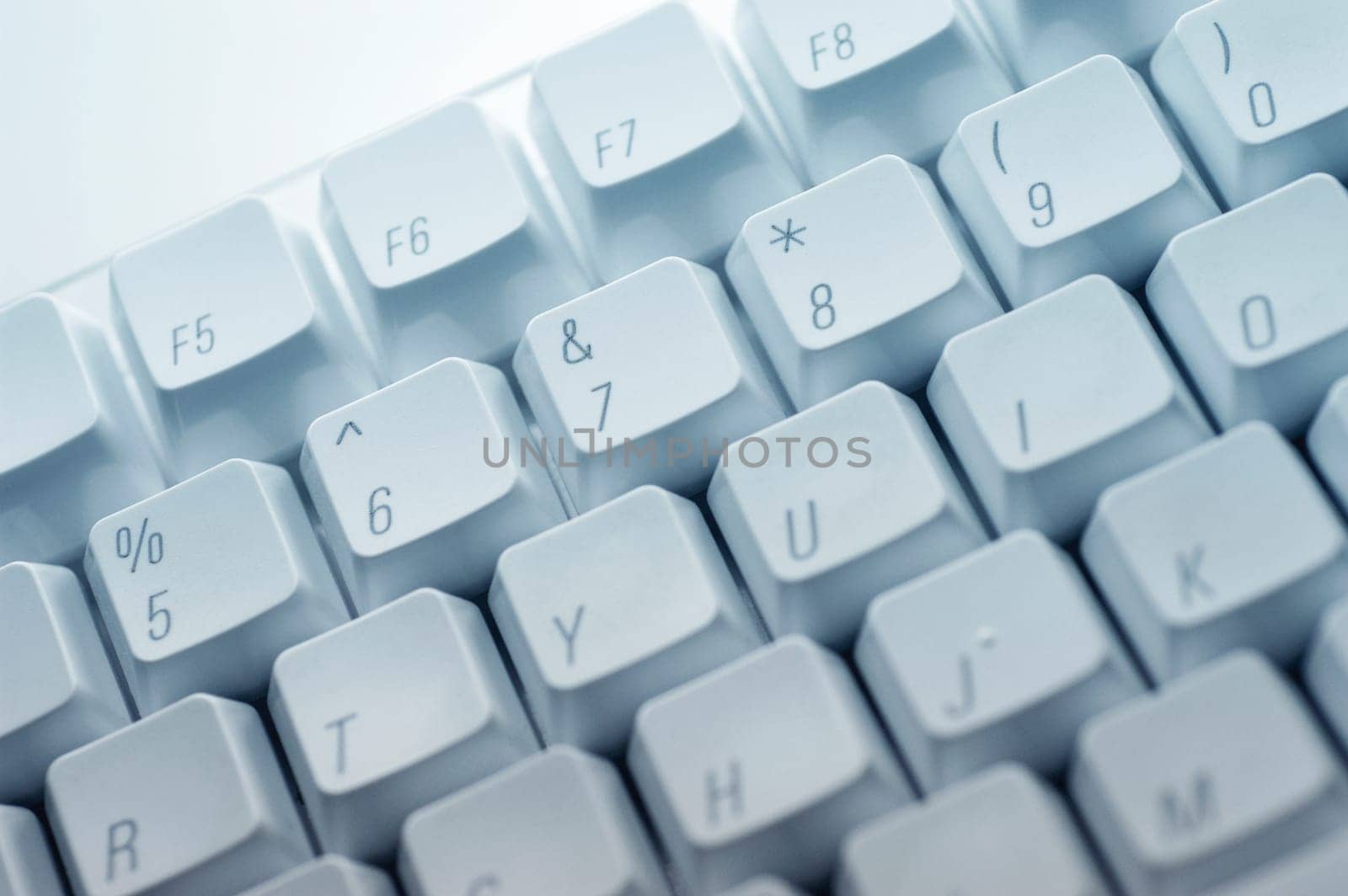 Computer keyboard, close-up