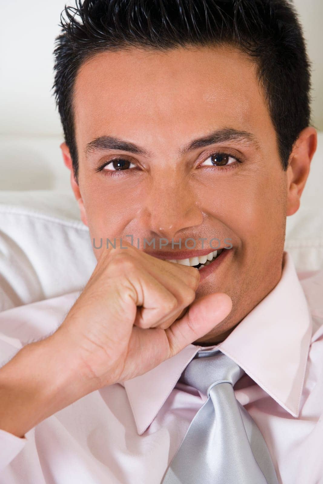 Portrait of a businessman smiling