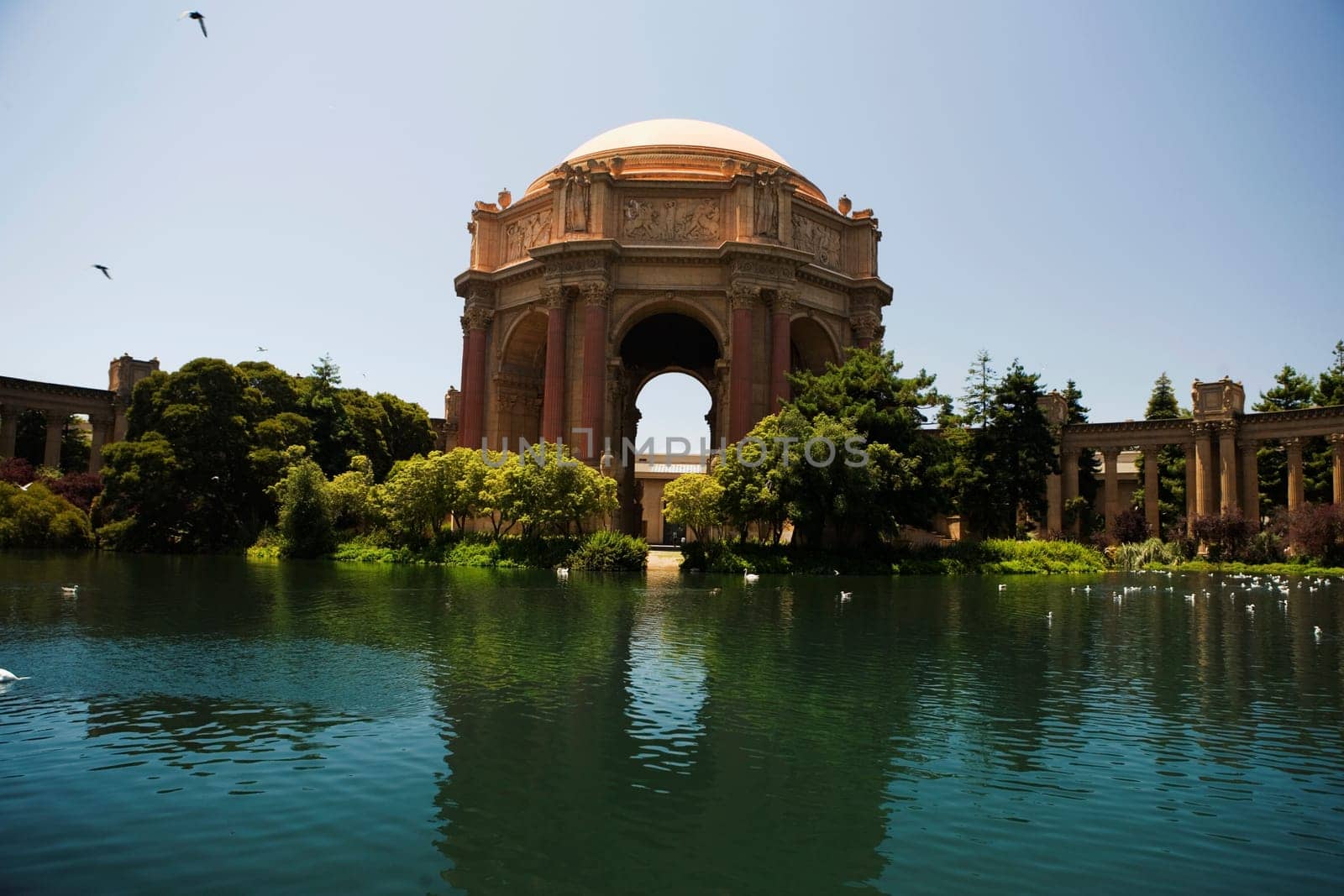 Facade of a rotunda, The Exploratorium, San Francisco, California, USA