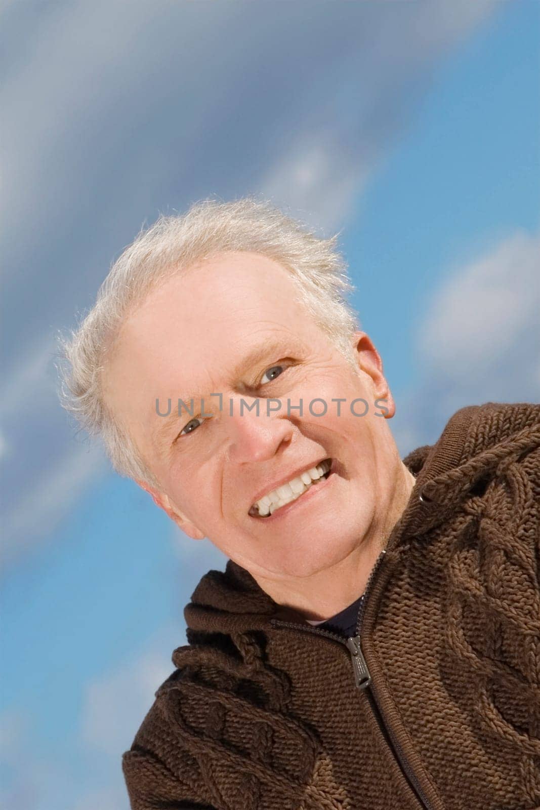 Portrait of a senior man smiling