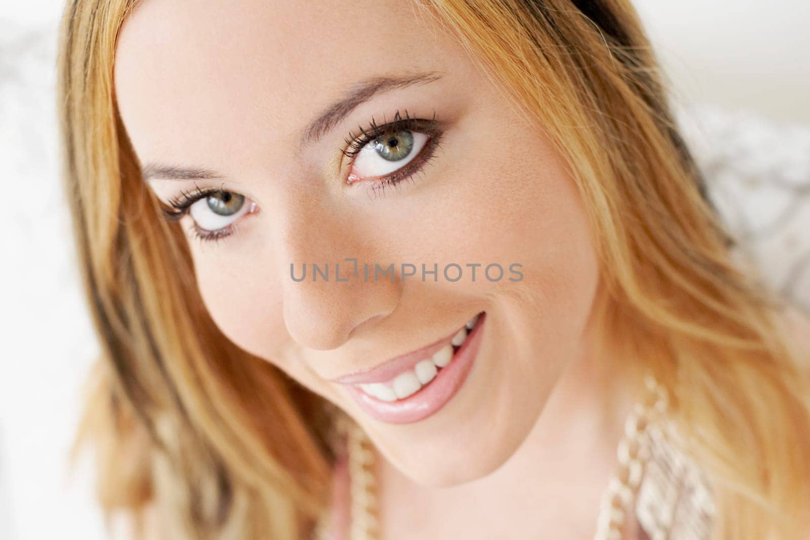 Portrait of a young woman smiling