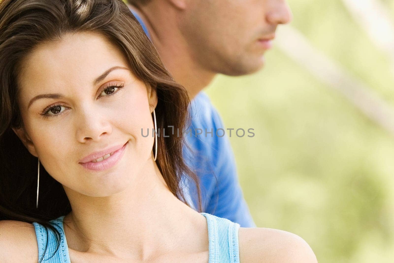 Portrait of a young woman smiling