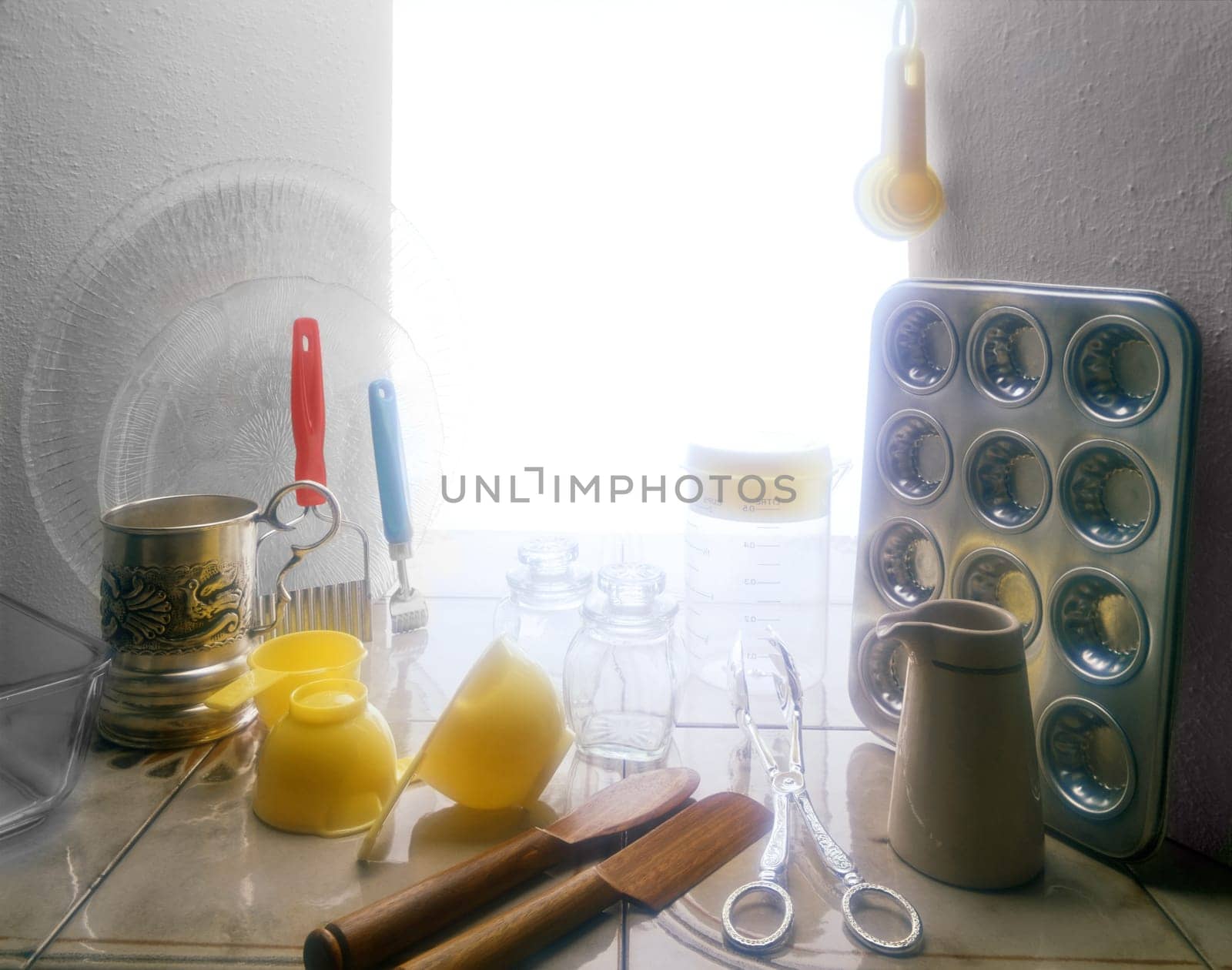 Utensils in the kitchen