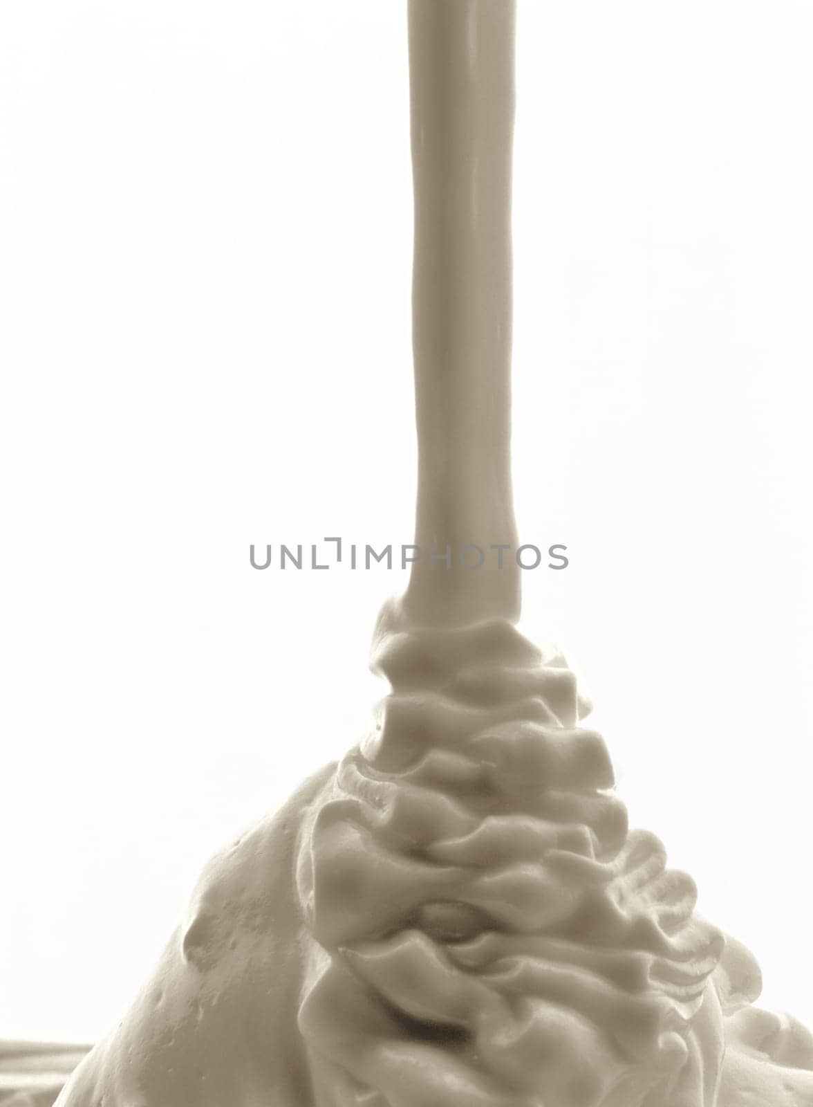 Close-up of whipped cream