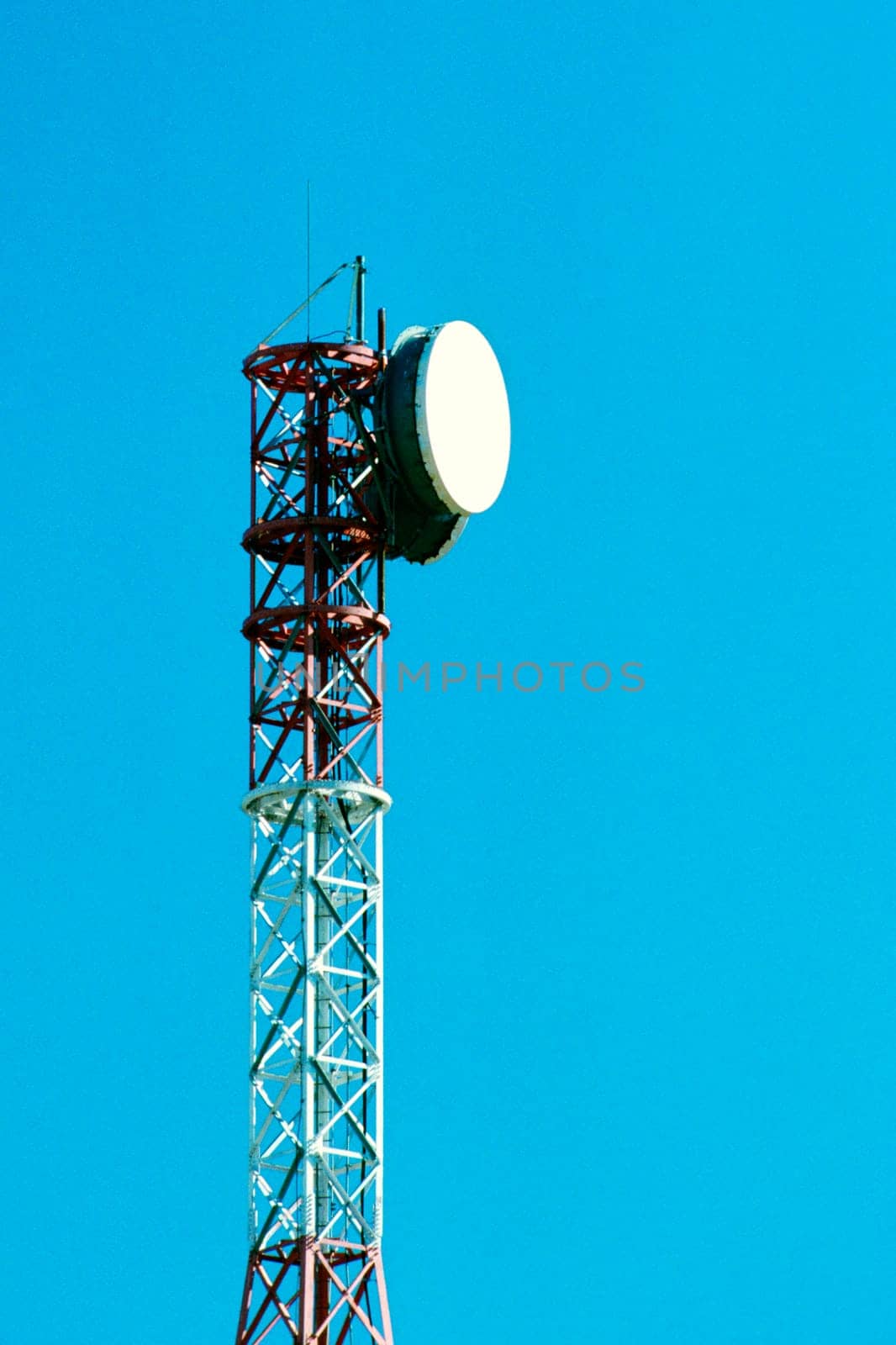 Low angle view of a communications tower, Leesburg, Virginia, USA