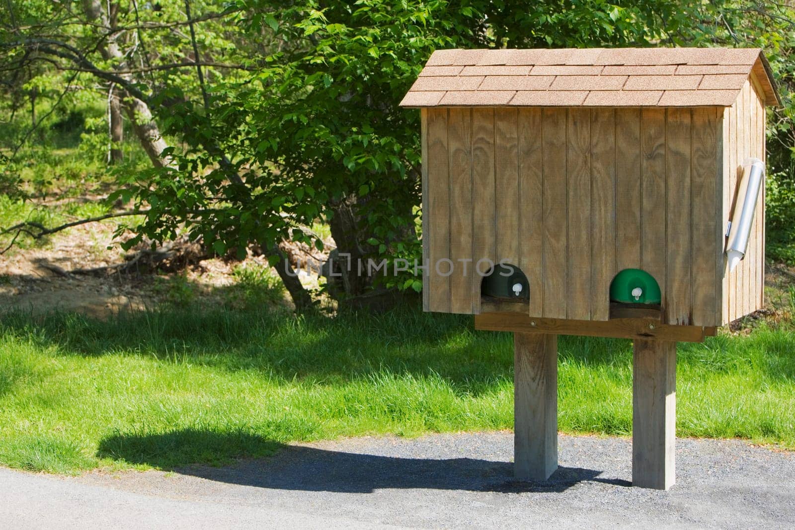 Birdhouse on the roadside