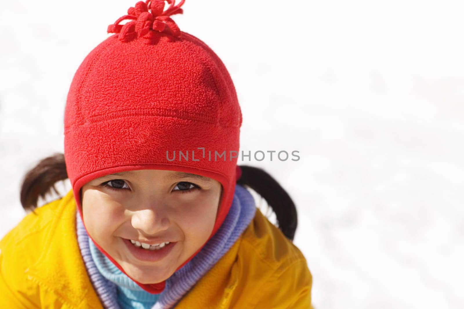 Portrait of a girl smiling