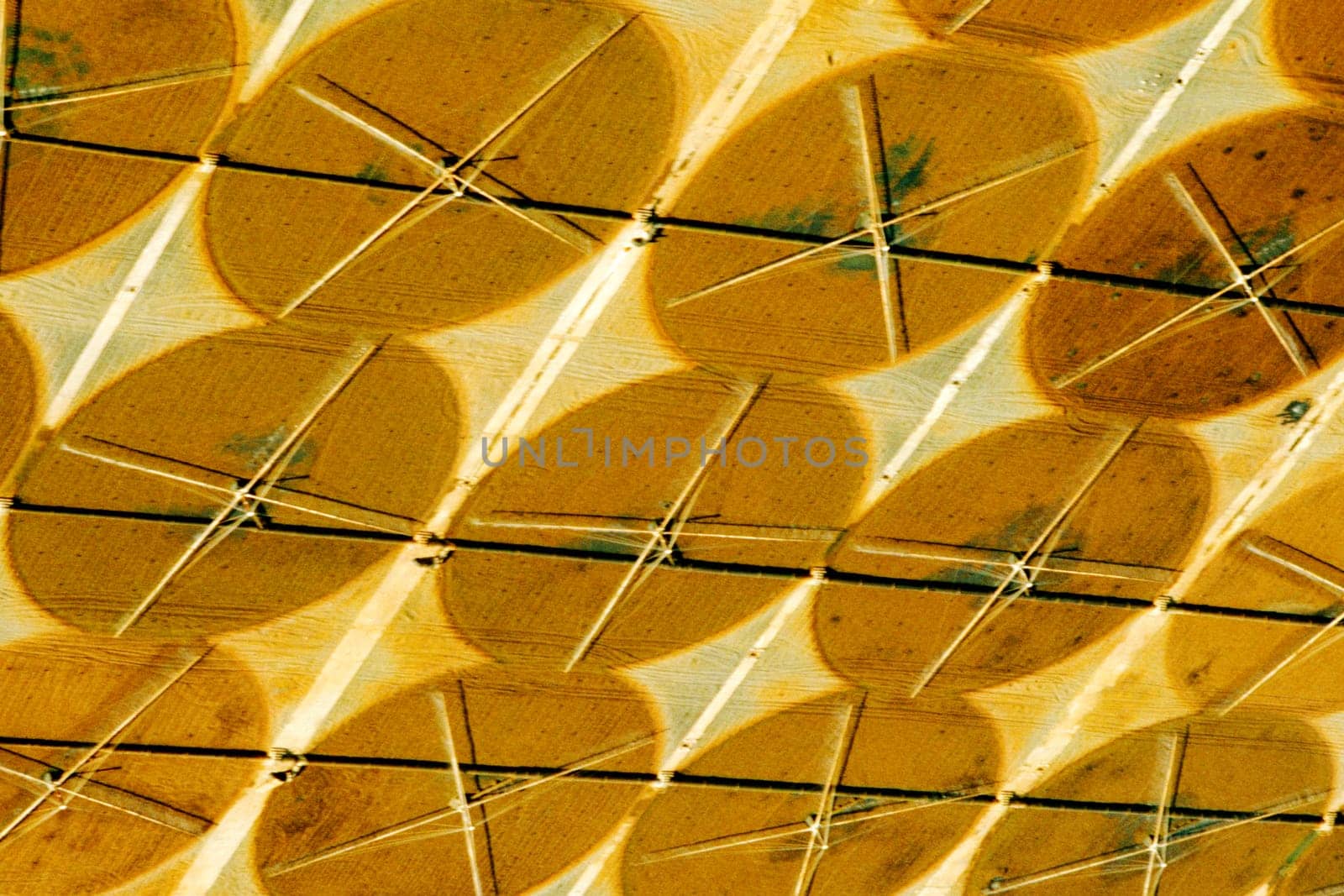 Aerial view of sewage treatment plant, Baltimore, Maryland, USA