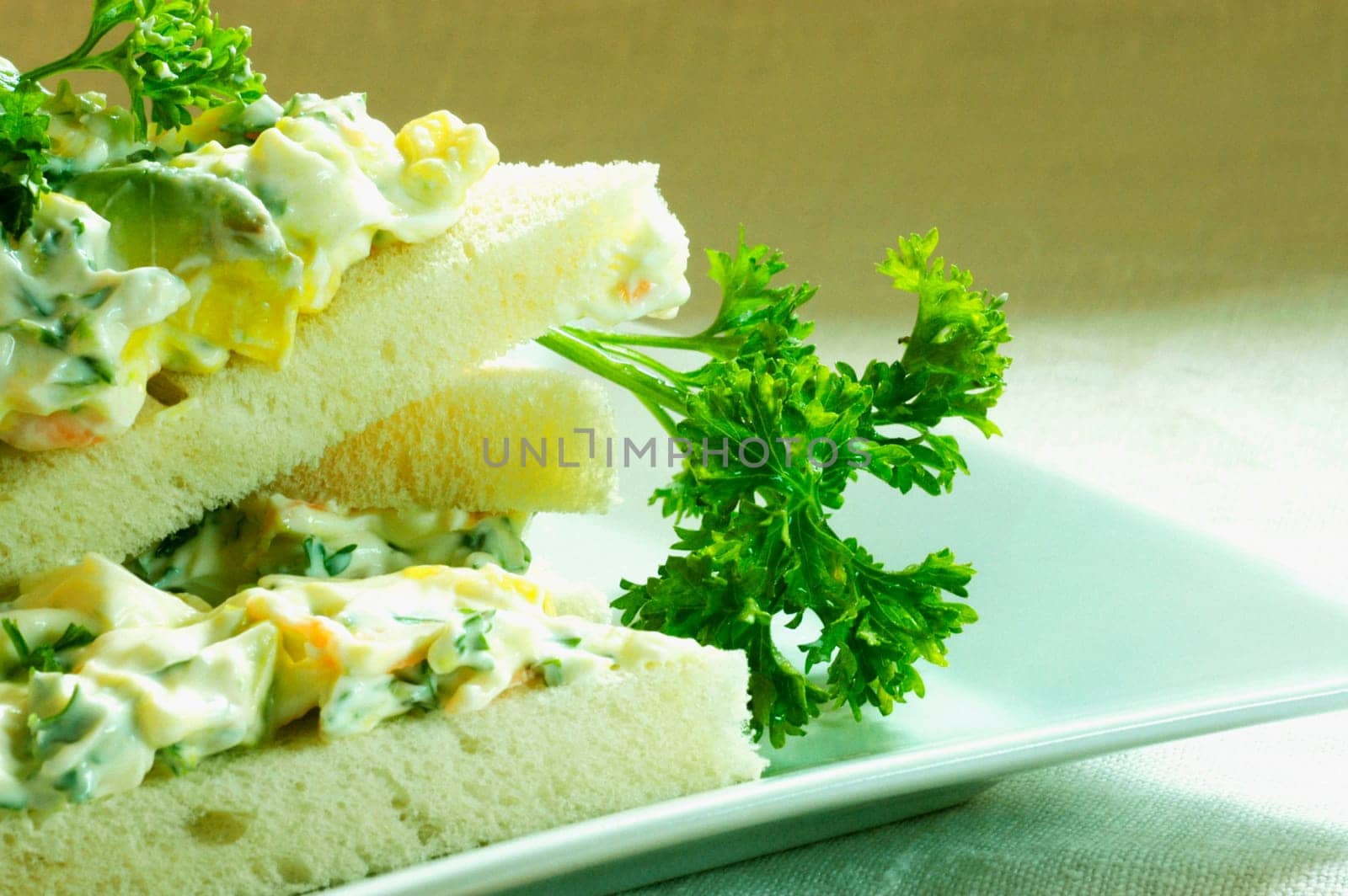 Close-up of a sandwich with cheese on a tray