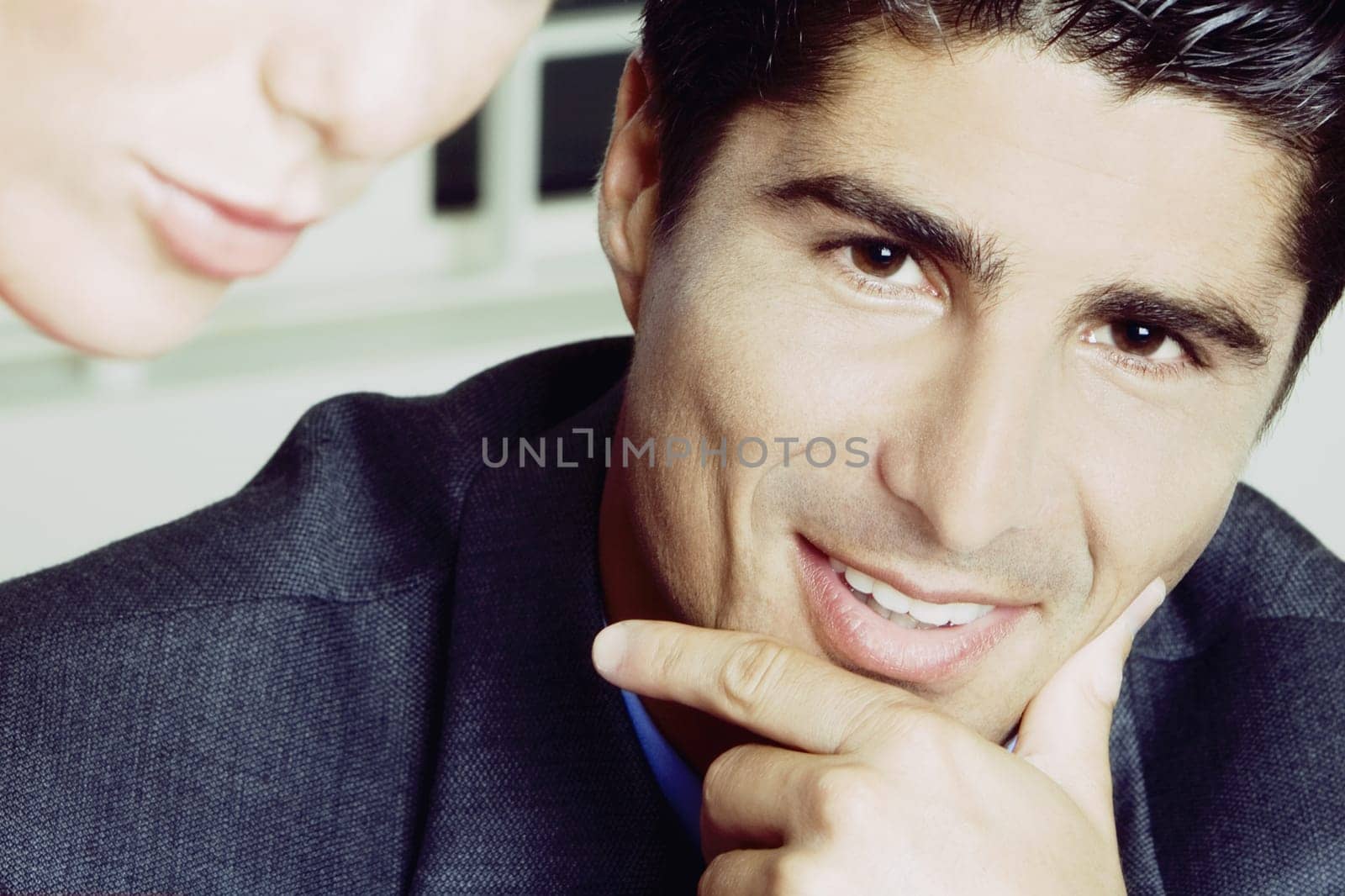 Portrait of a young man smiling