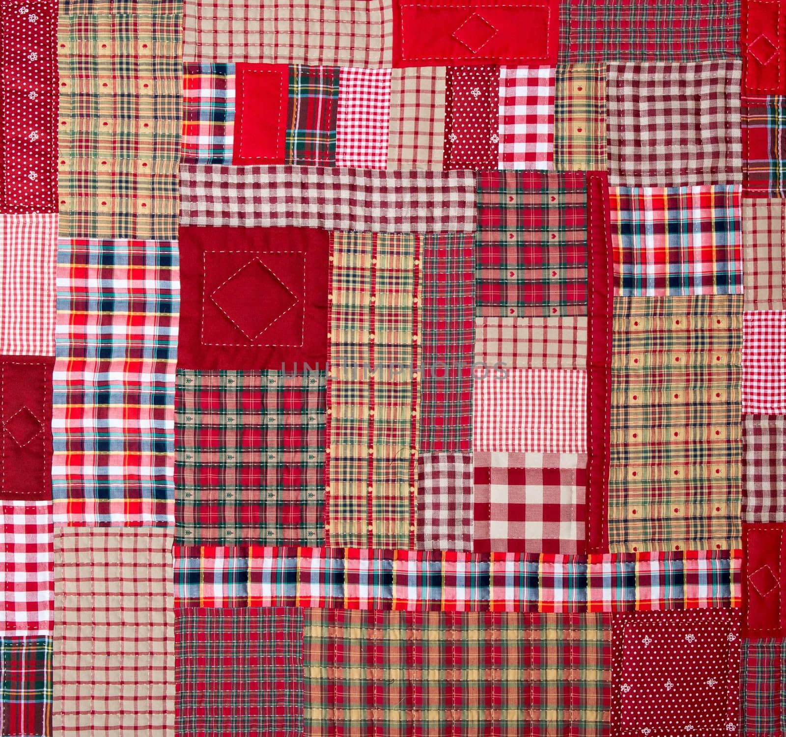 a patchwork background with different patterns