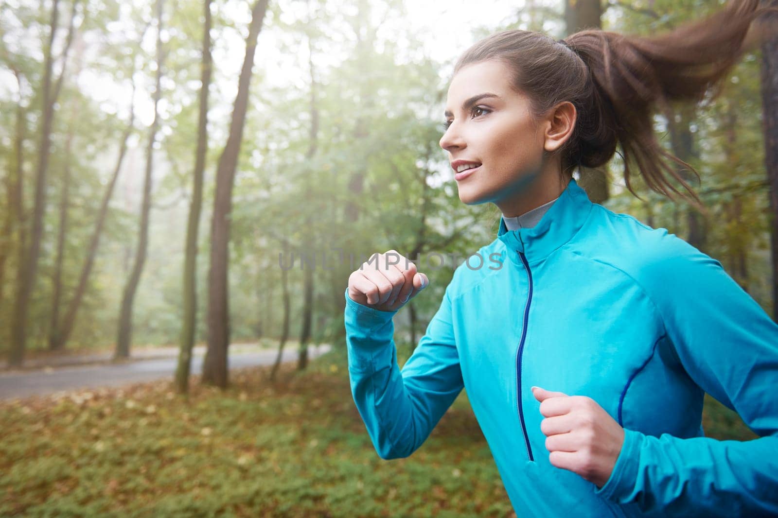 I always start a day for running