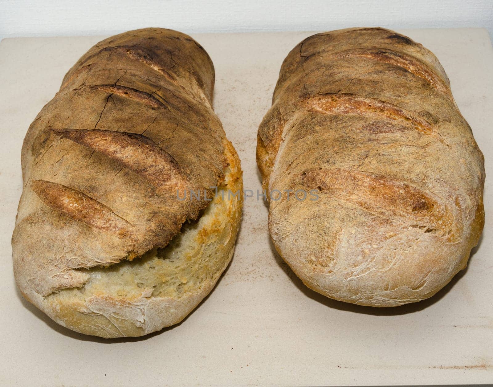 two homemaid bread delicius and good lovely to have on breakfast