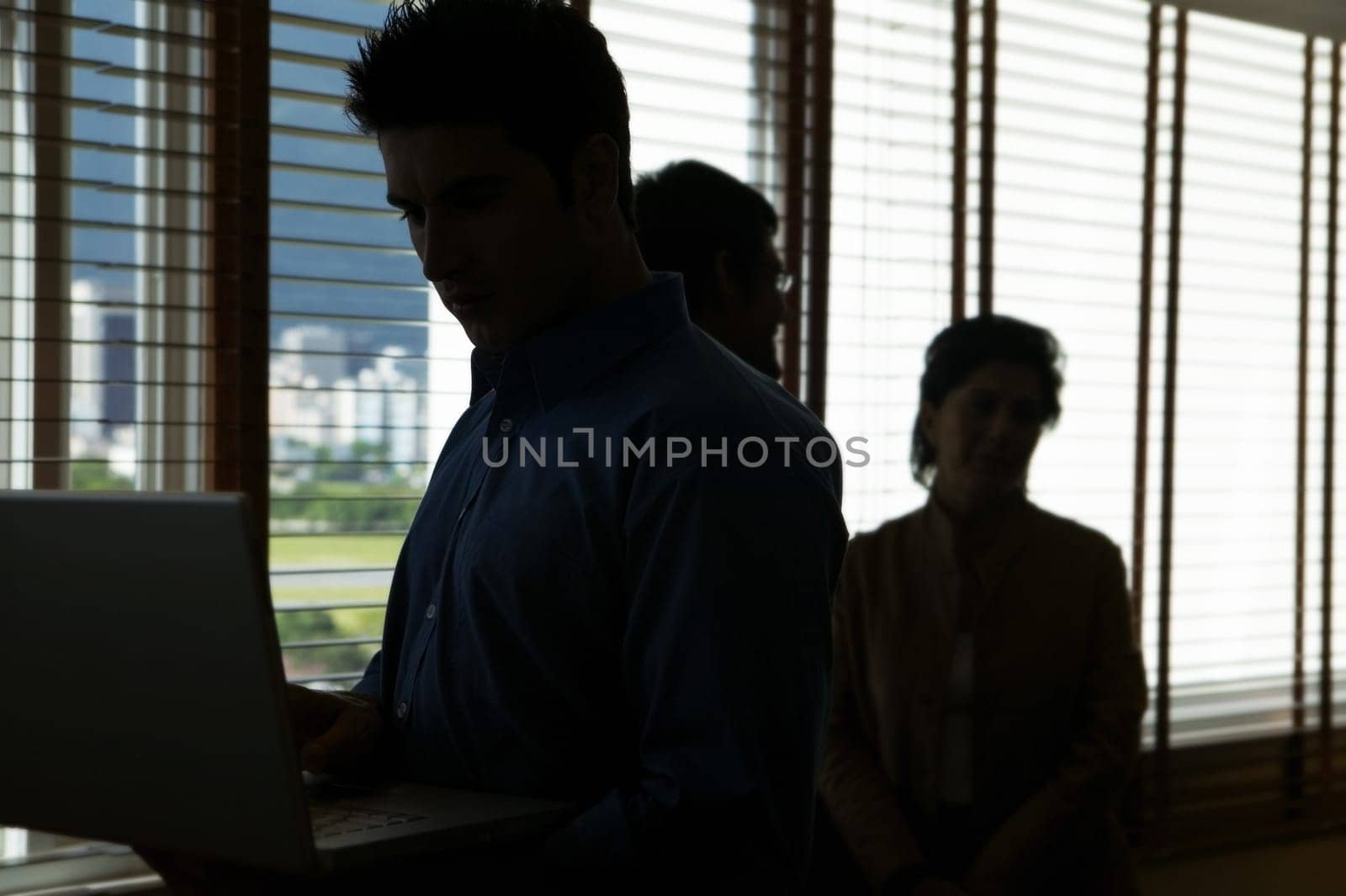 Three business executive in an office