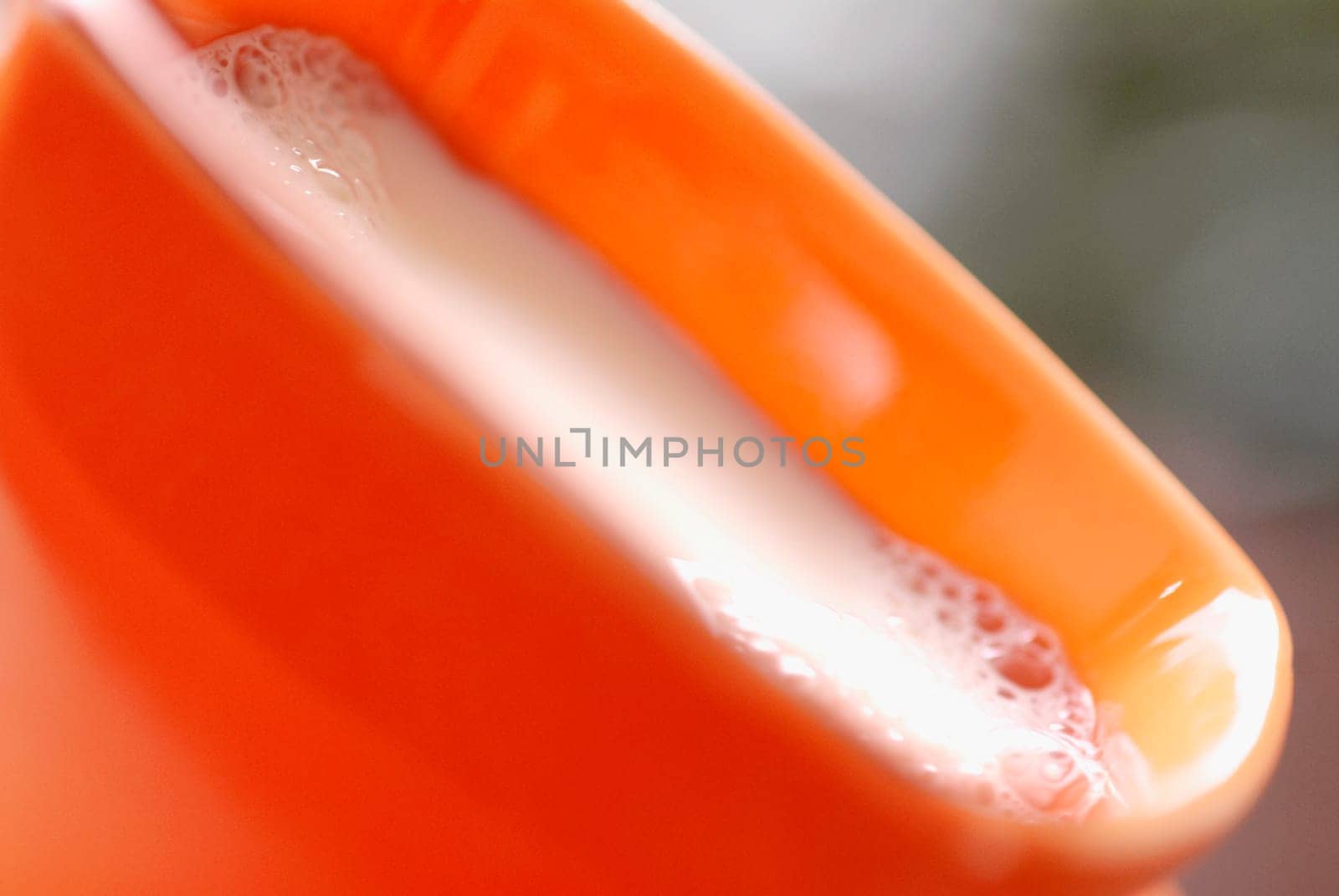 Close-up of a cup of milk