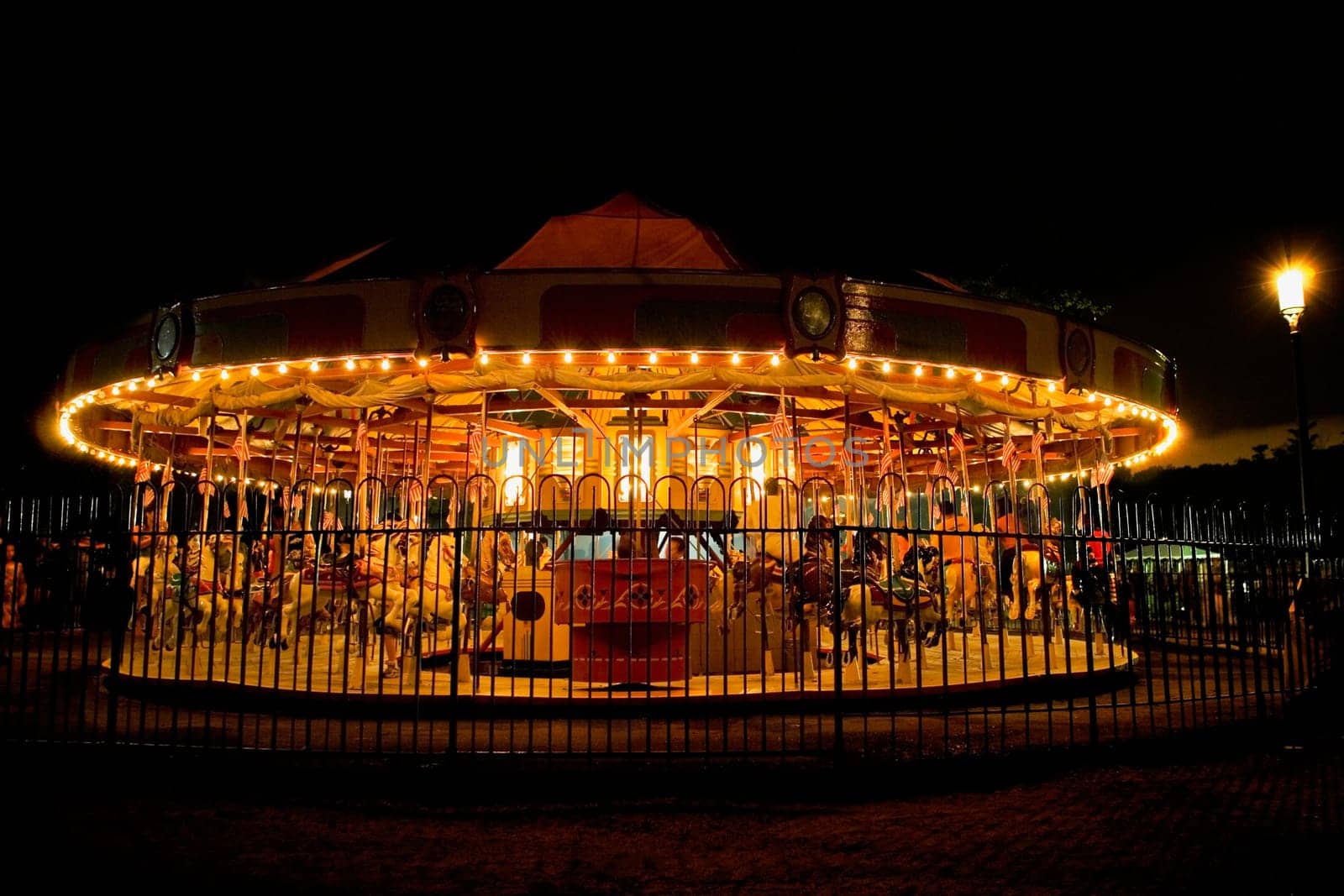 Close-up of a carousel