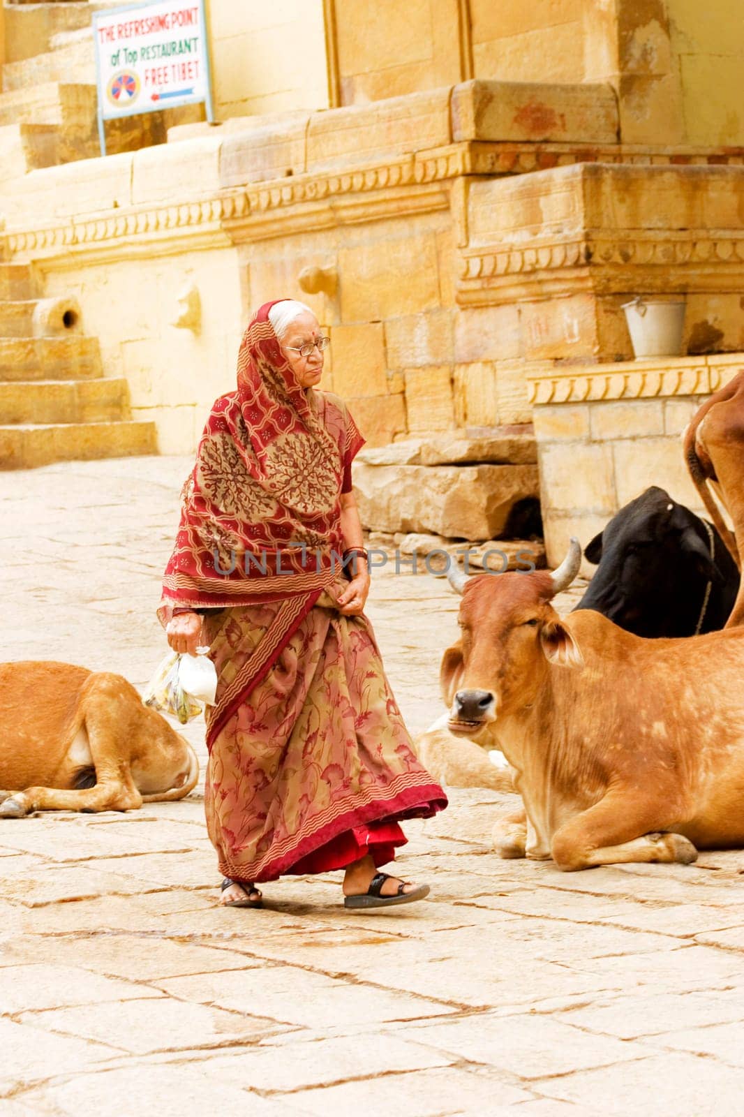 Senior woman walking