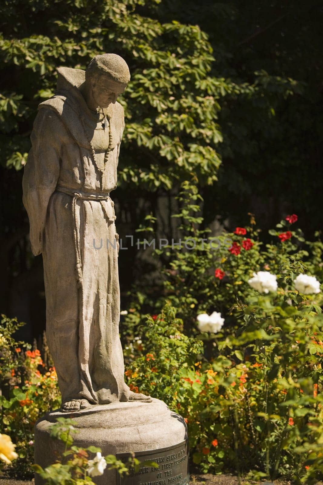 Statue in a park, San Francisco, California, USA