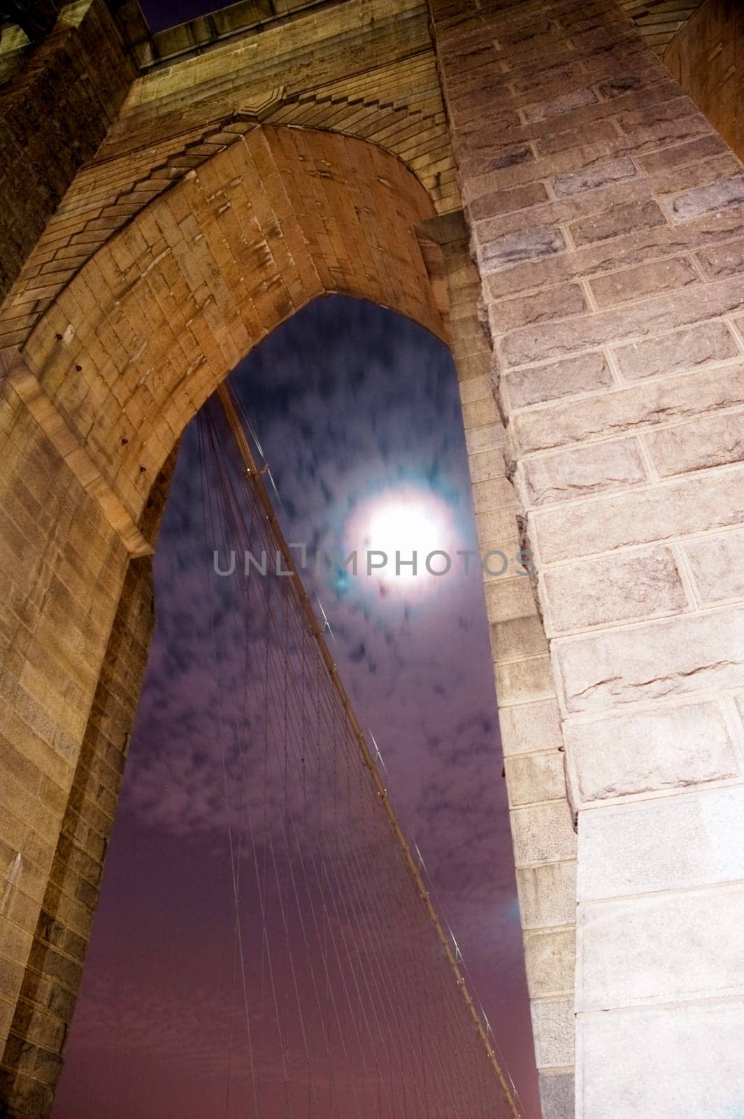 Low angle view of an arch, New York City, New York State, USA
