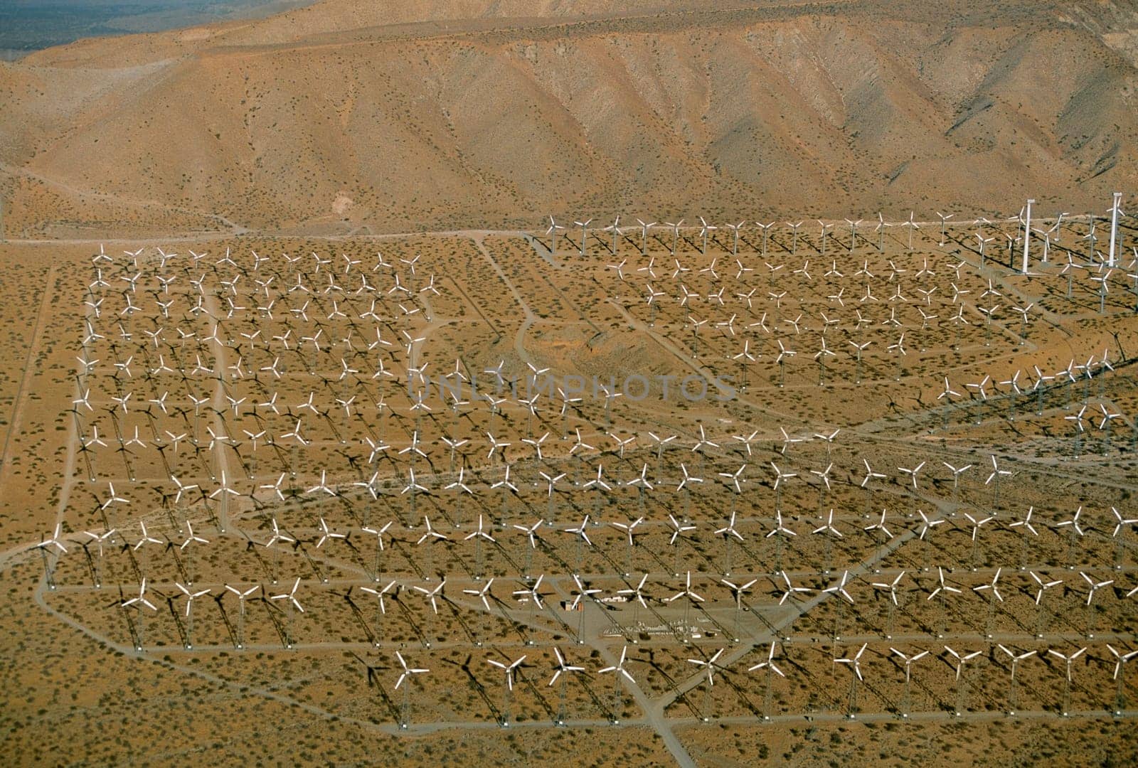 Wind farm turbines, Whitewater, California