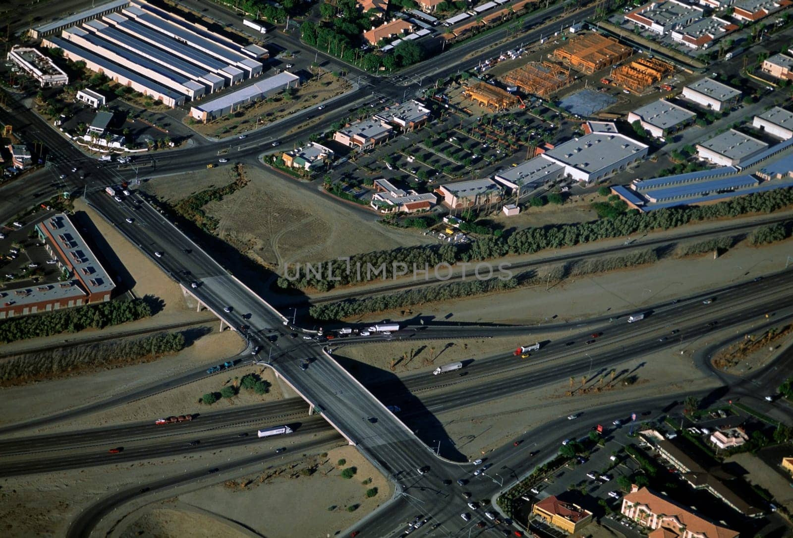 Suburban developments, Southern California, Aerial view