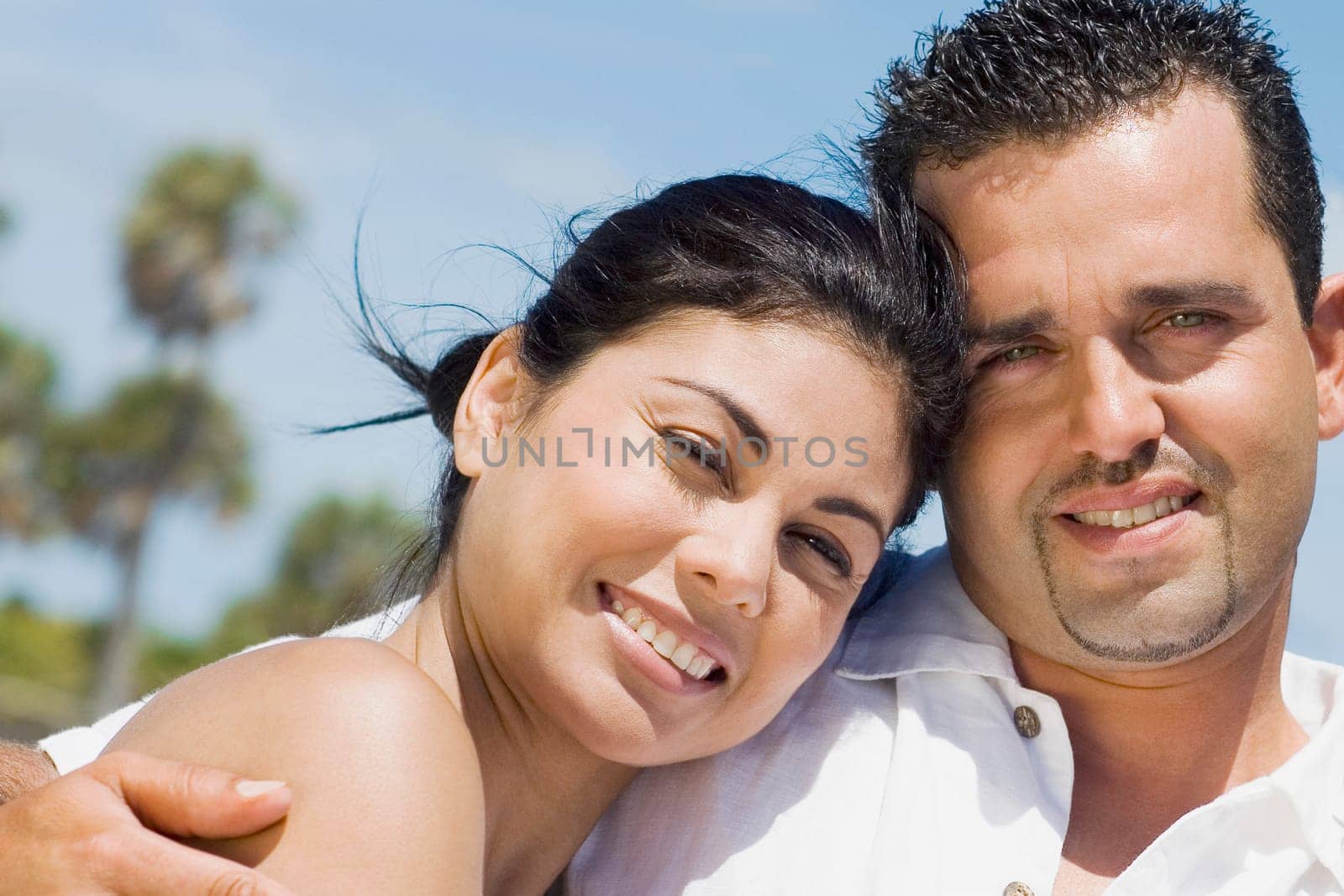 Portrait of a mid adult couple smiling