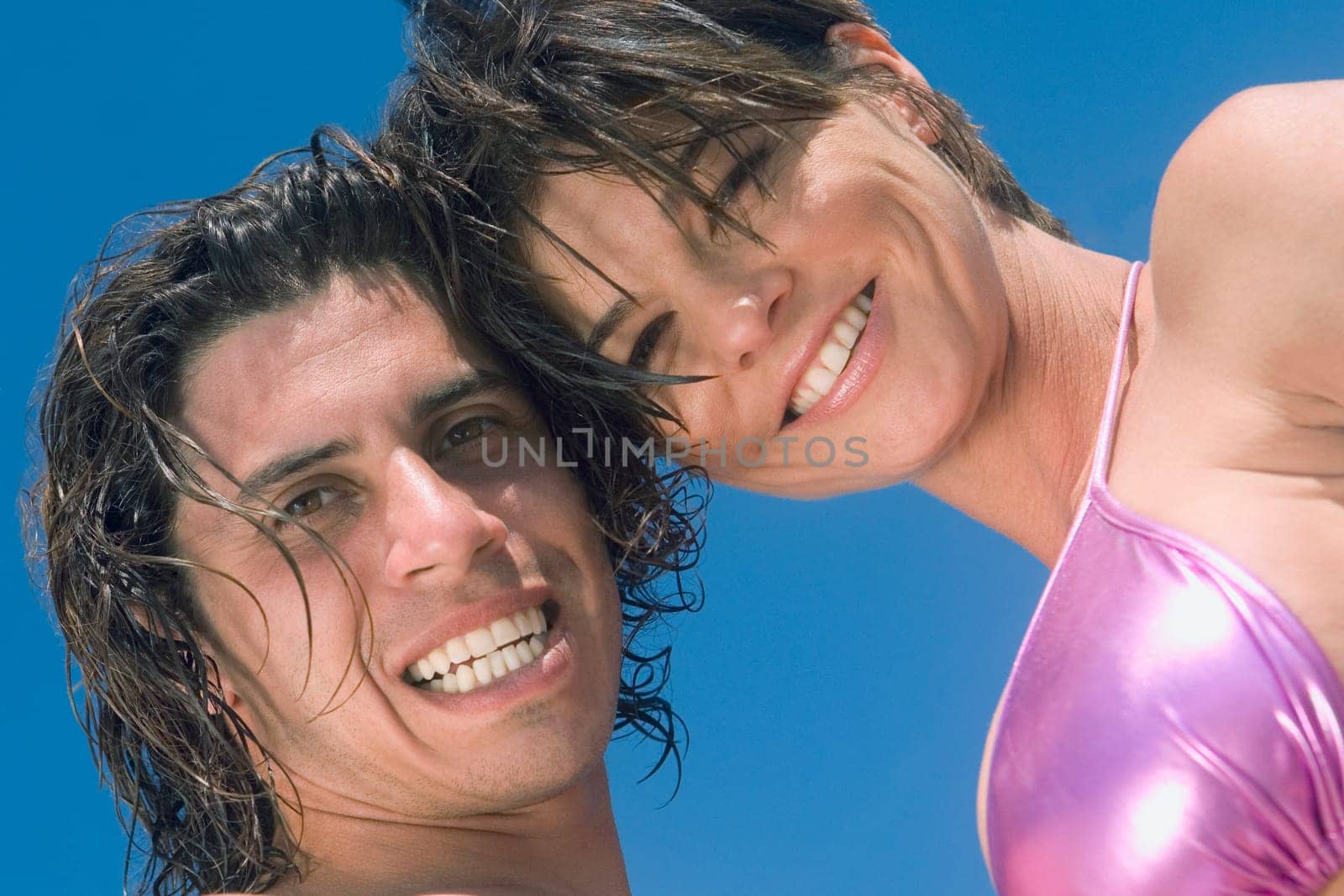 Portrait of a mid adult couple smiling