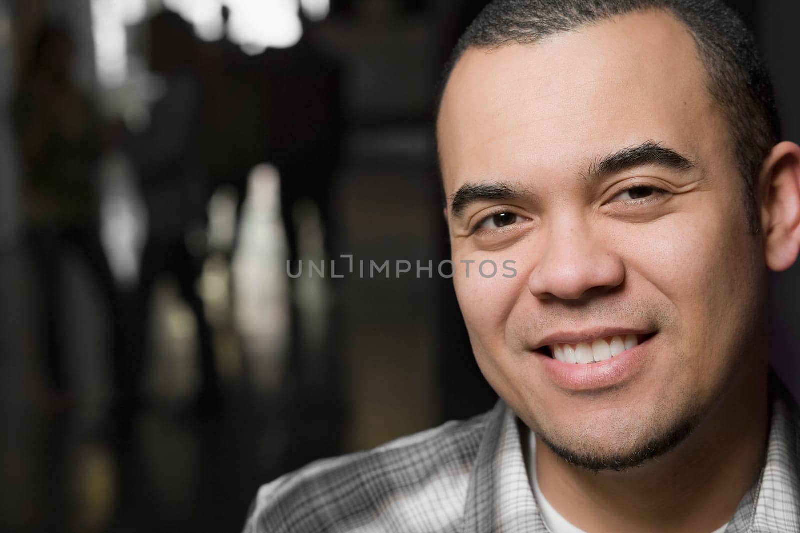 Portrait of a young man smiling