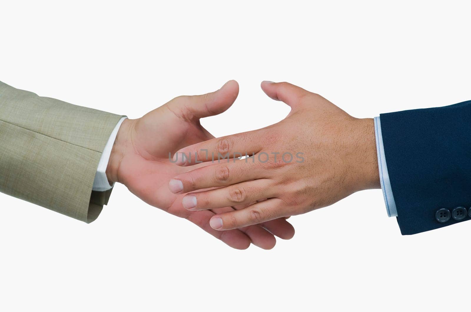 Close_up of two businessmen shaking hands