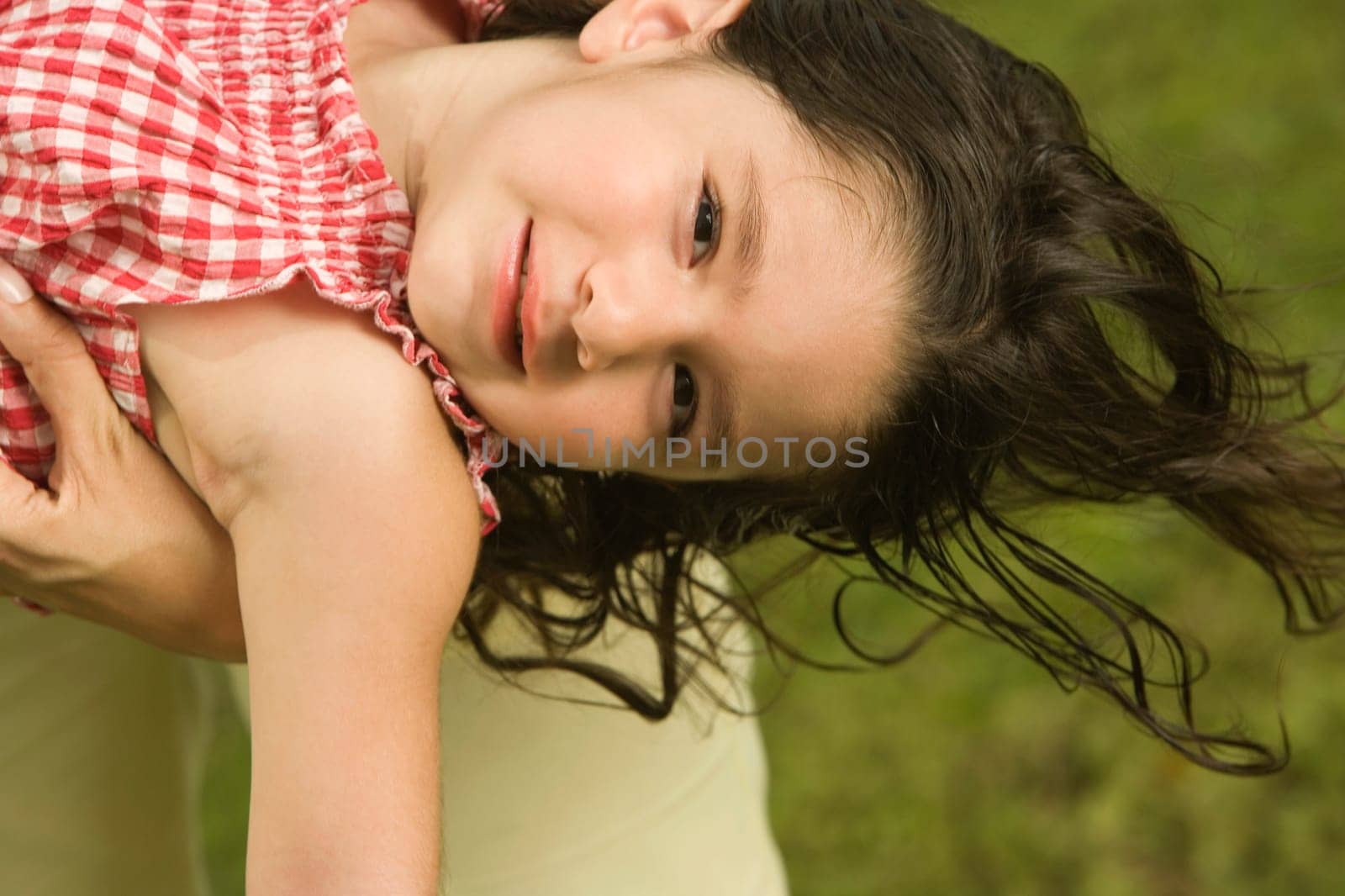 Portrait of a girl smiling