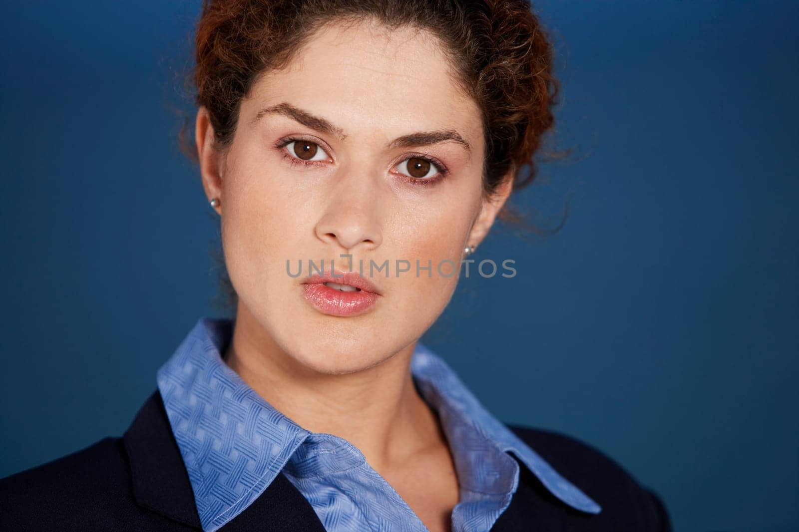 Portrait of a businesswoman thinking