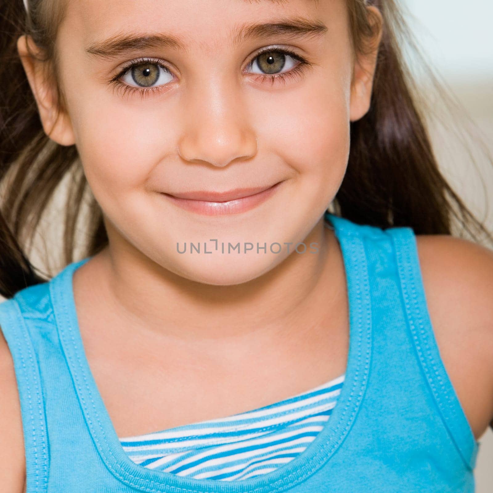 Portrait of a girl smiling