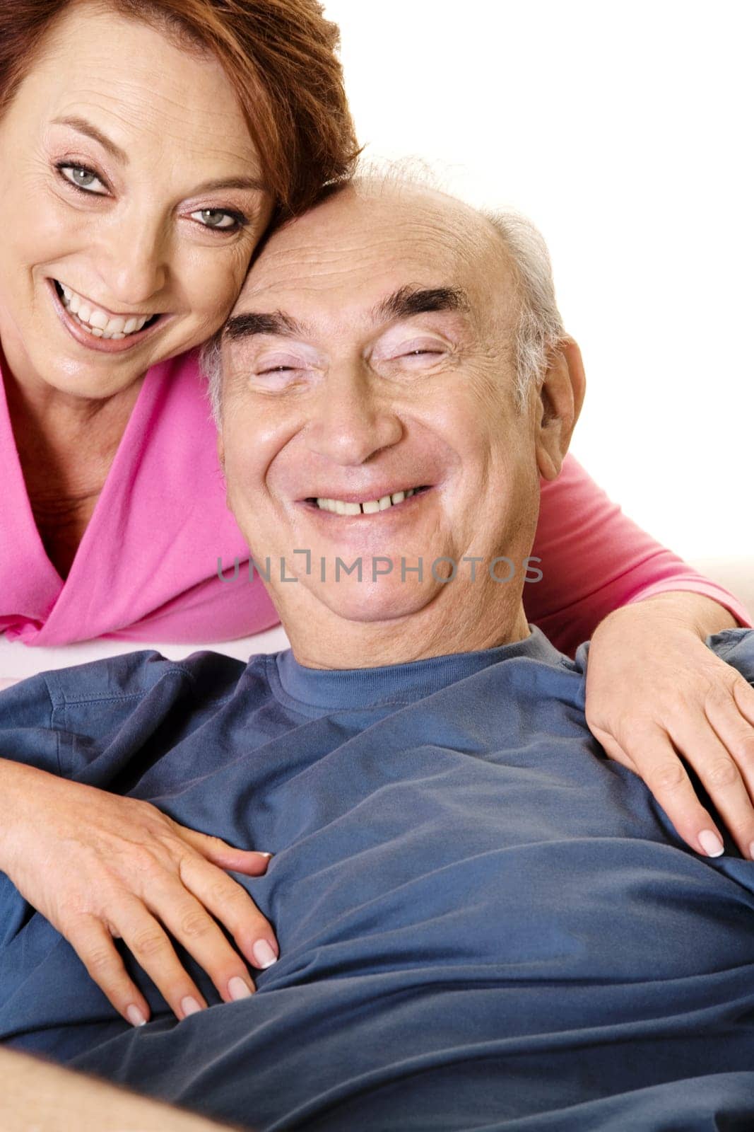 Portrait of a senior couple smiling