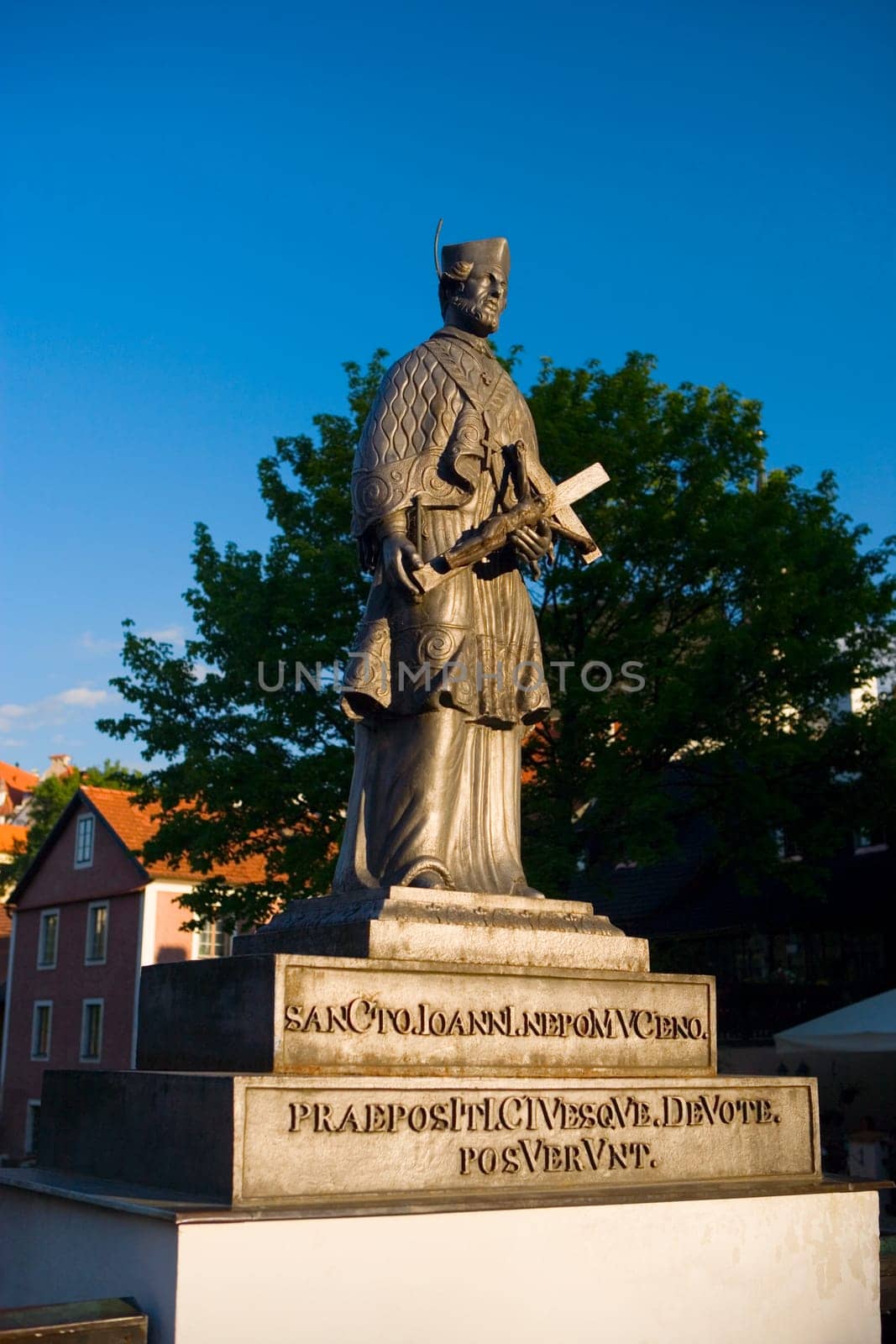 Low angle view of a statue, Czech Republic