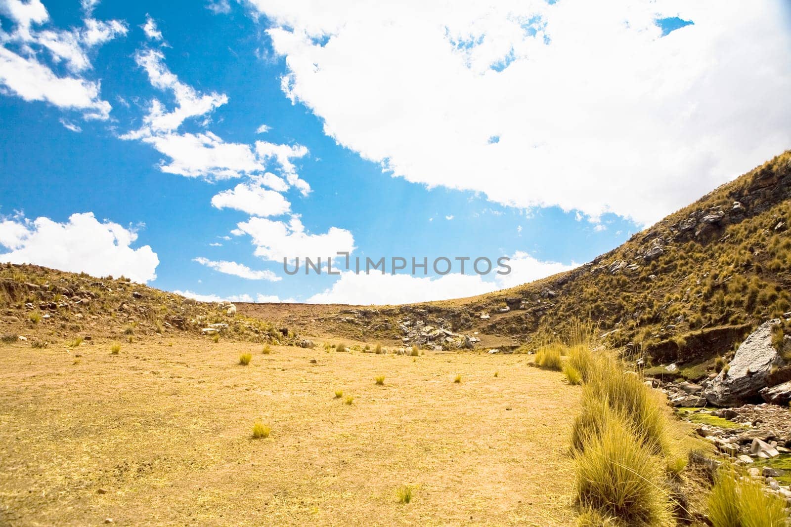 Clouds over a hill, Queswachaca, Cusco Region, Peru