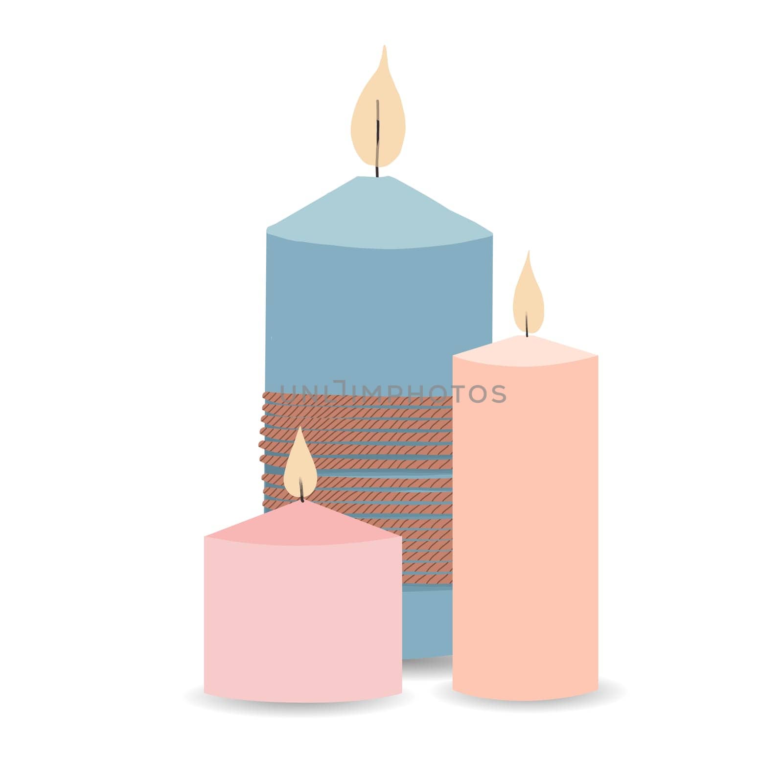 Composition of cosmetic products. Cosmetics. Vector illustration.