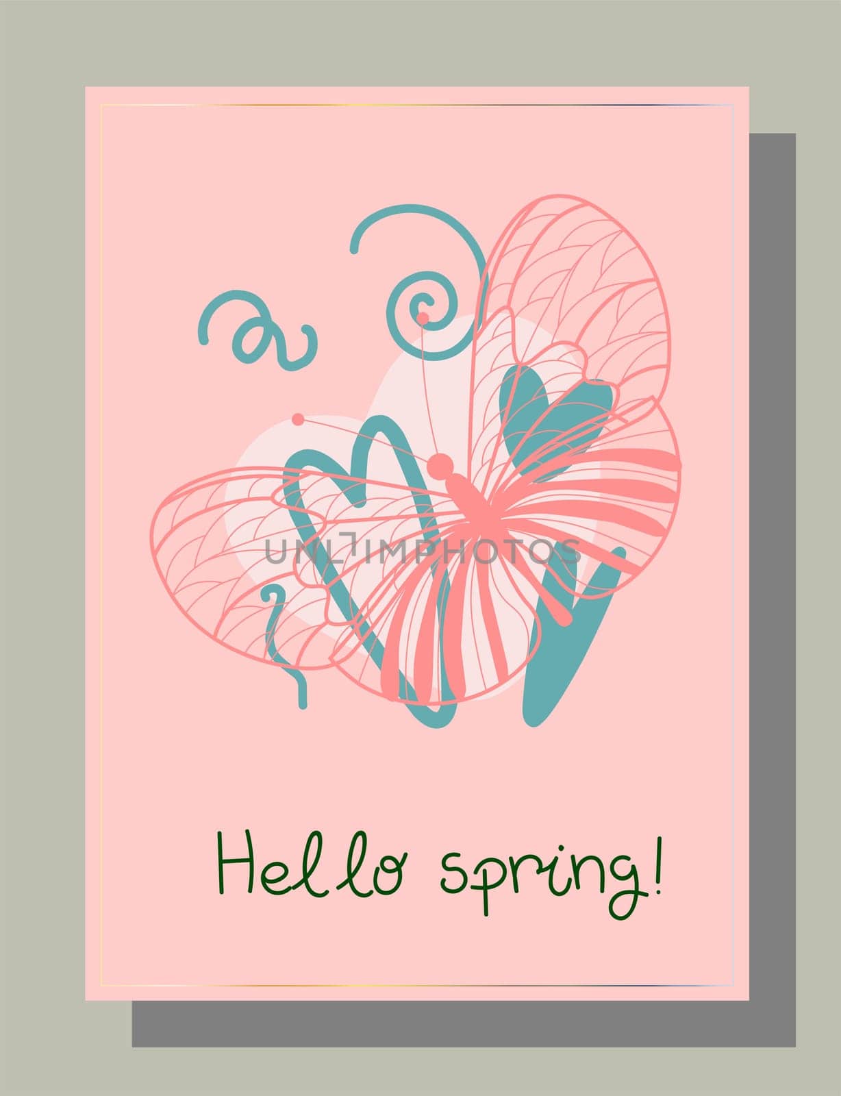 Valentine s day congratulation. Modern trendy valentine s day card. Romantic poster.