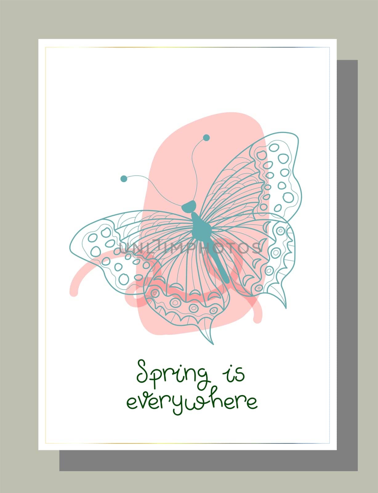 Valentine s day congratulation. Modern trendy valentine s day card. Romantic poster.