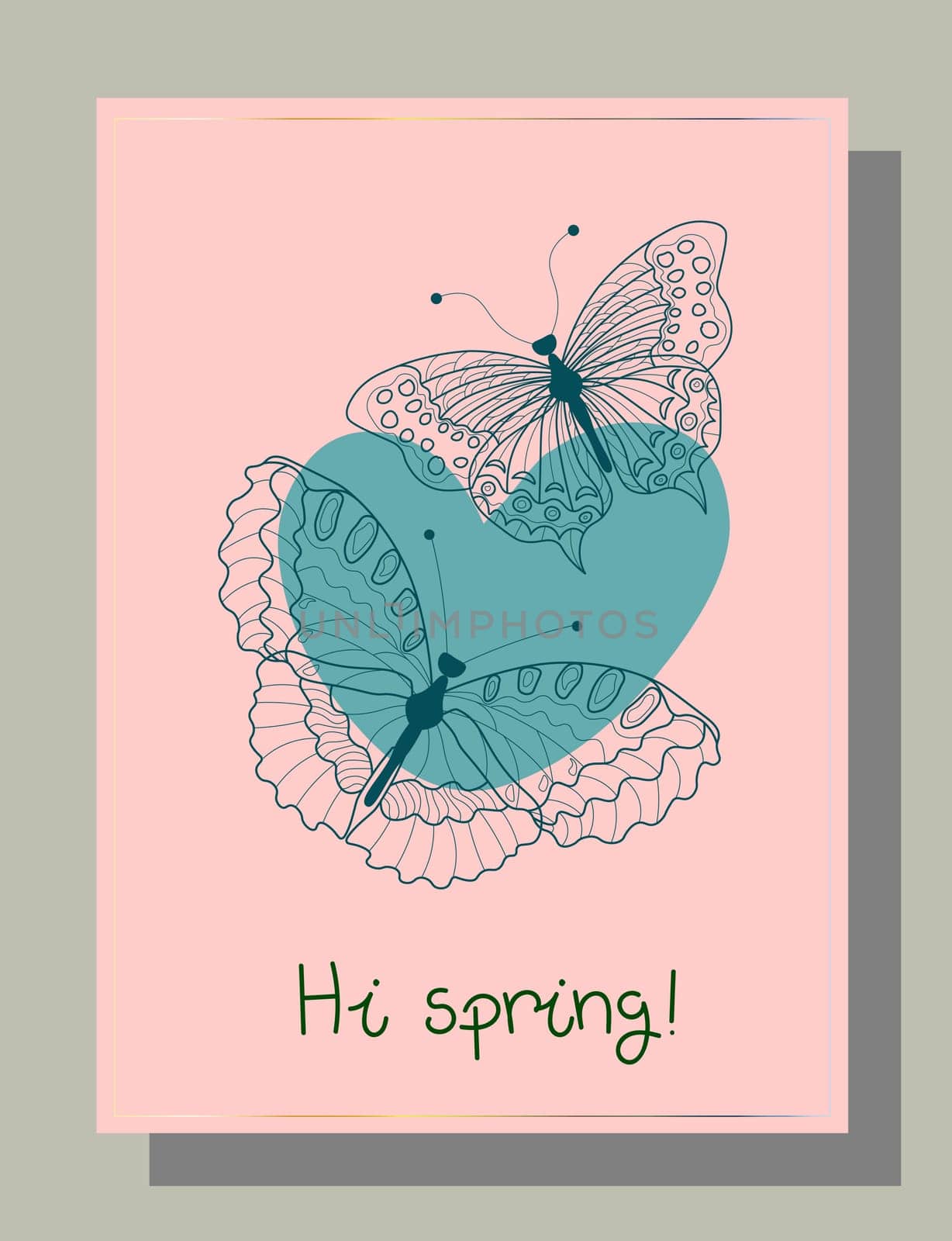 Valentine s day congratulation. Modern trendy valentine s day card. Romantic poster.