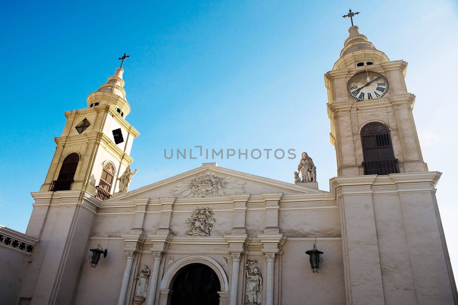Facade of a church, Ica, Ica Region, Peru