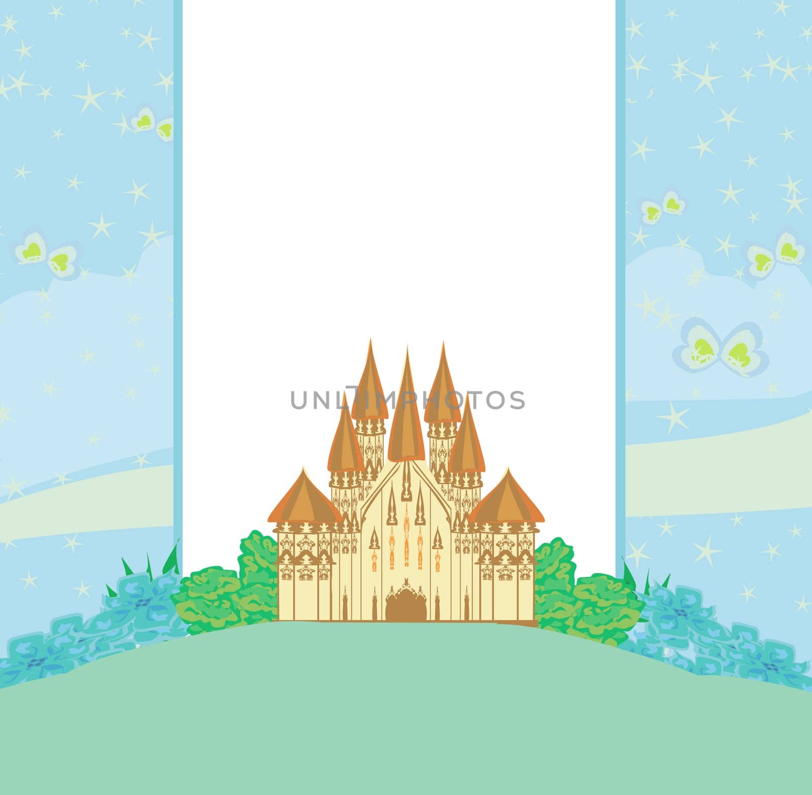 Magic FairyTale Princess Castle card