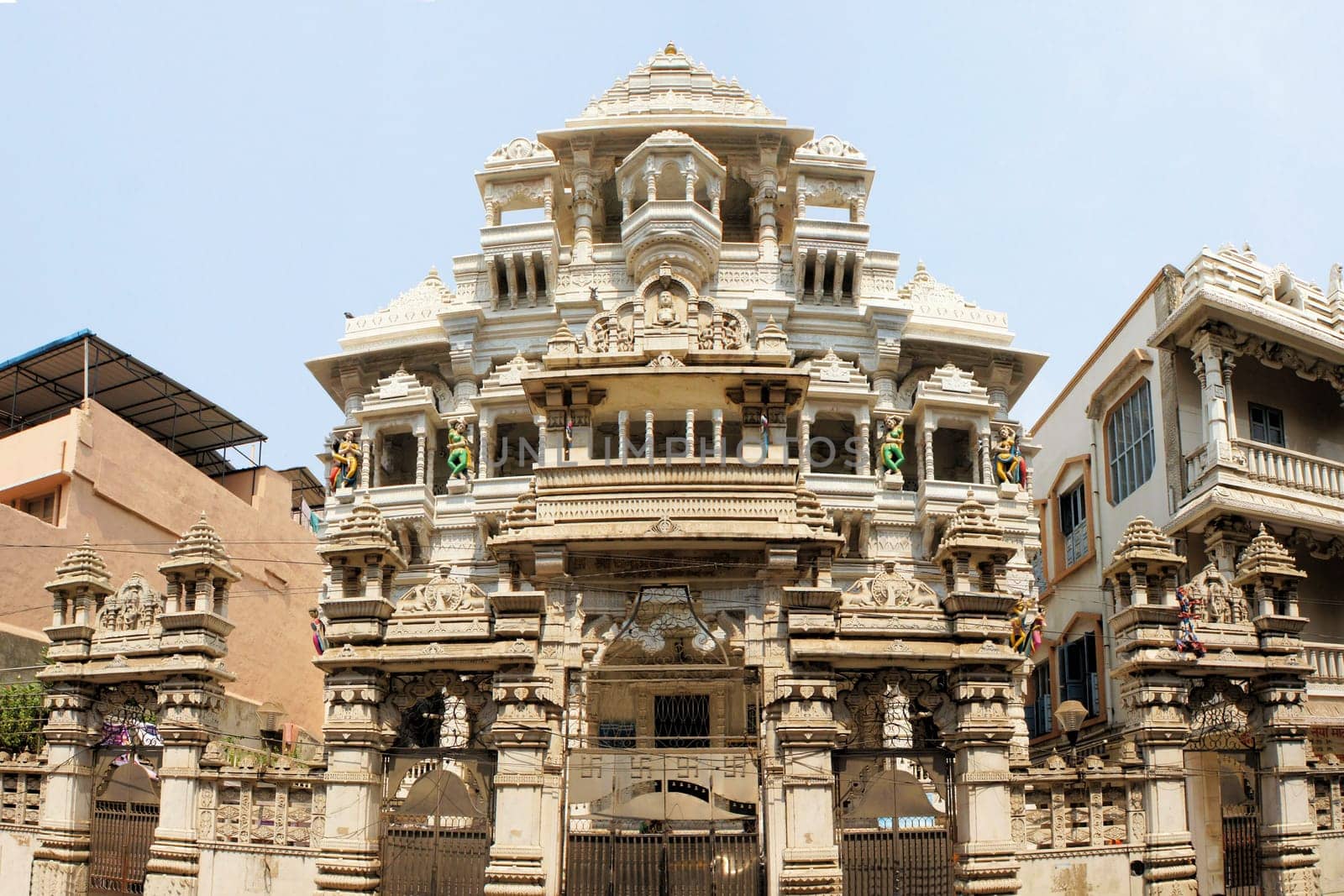 Jain Temple at Rattan Bazaar in Central Chennai, India