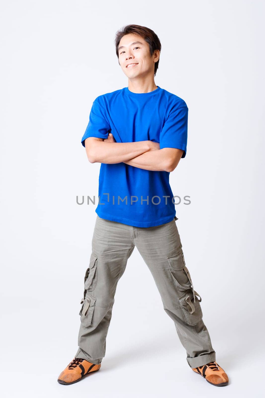 Portrait of a mid adult man standing with his arms crossed